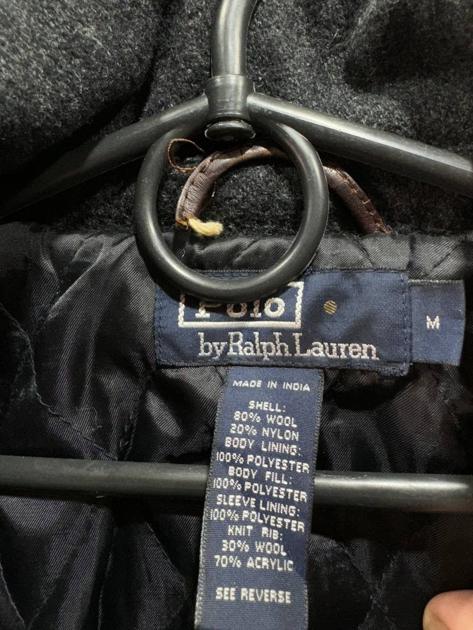 Vintage Vintage 90s Polo Ralph Lauren Wool Bomber Jacket Rare Size US M / EU 48-50 / 2 - 6 Thumbnail