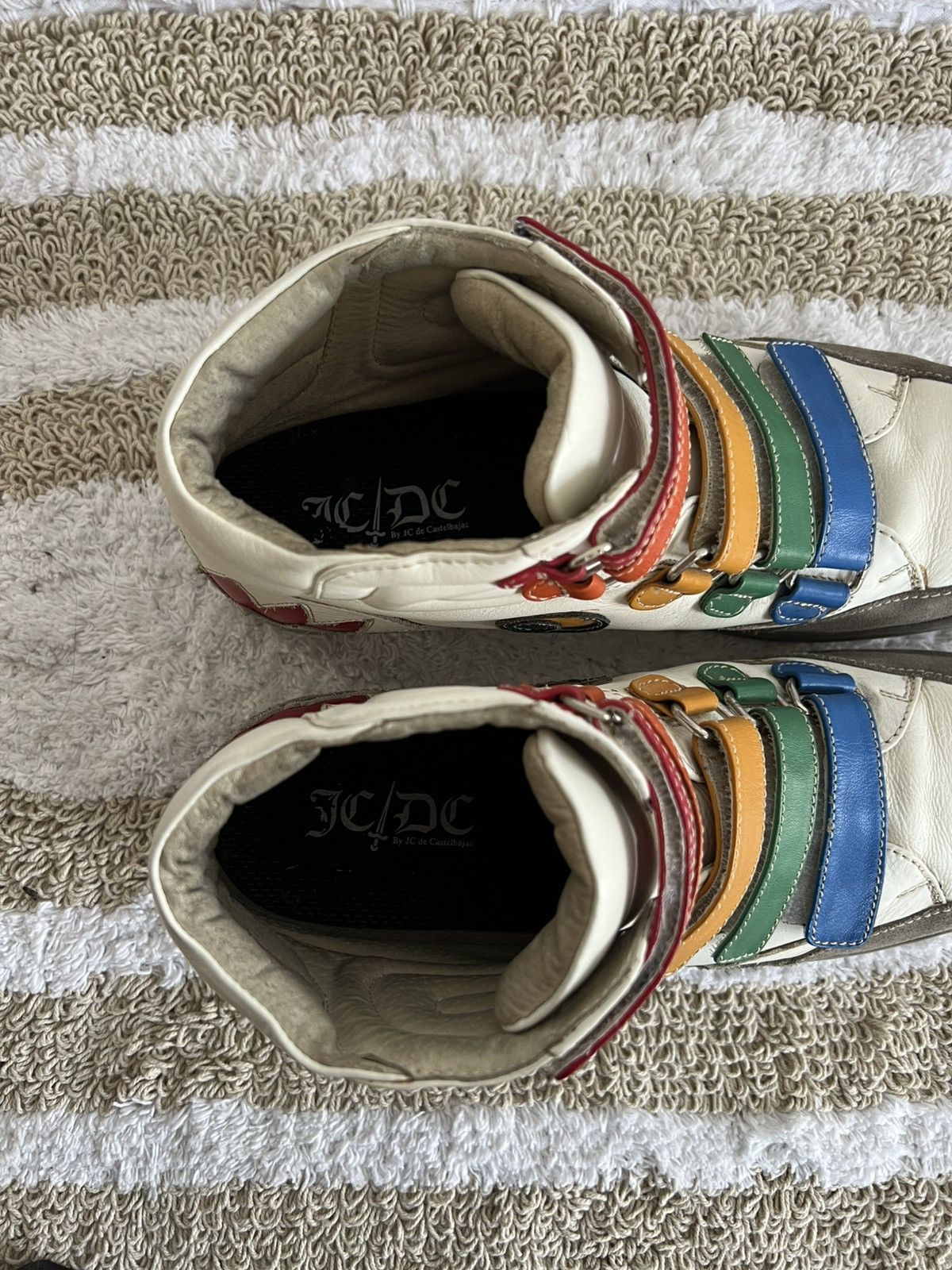 Jean Charles De Castelbajac JCDC VELCO STRAP SHARK HIGH-TOP SNEAKER Size US 10 / EU 43 - 5 Thumbnail
