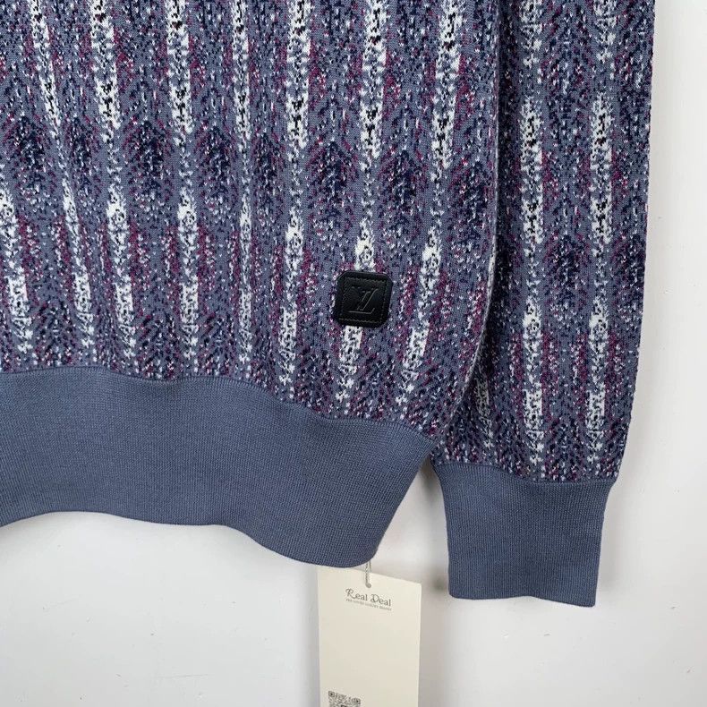 Louis Vuitton Louis Vuitton Purple logo logo cotton long-sleeve casual k Size US S / EU 44-46 / 1 - 4 Thumbnail
