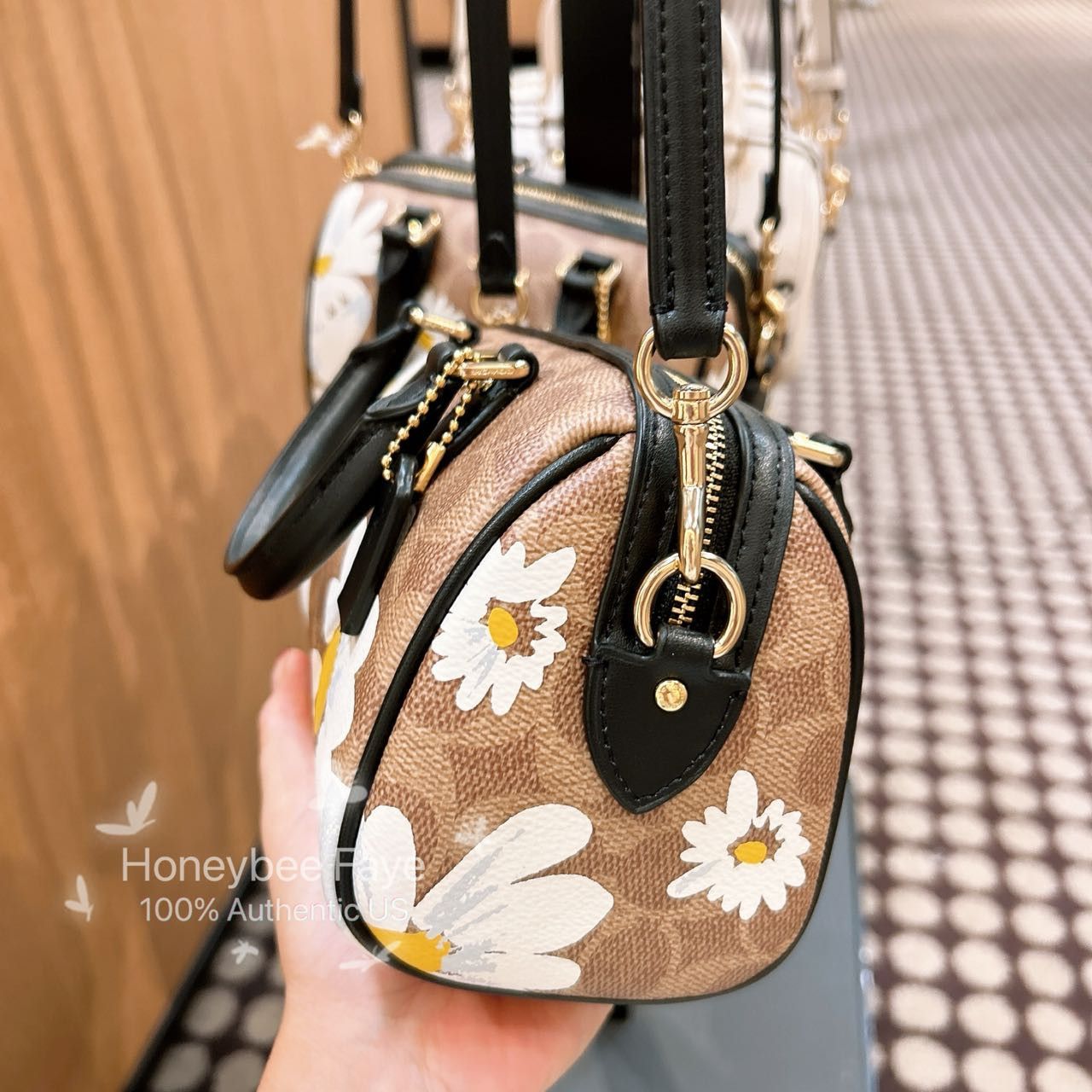 Coach Mini Rowan Crossbody Bag With Floral Print CZ596 Size ONE SIZE - 5 Thumbnail