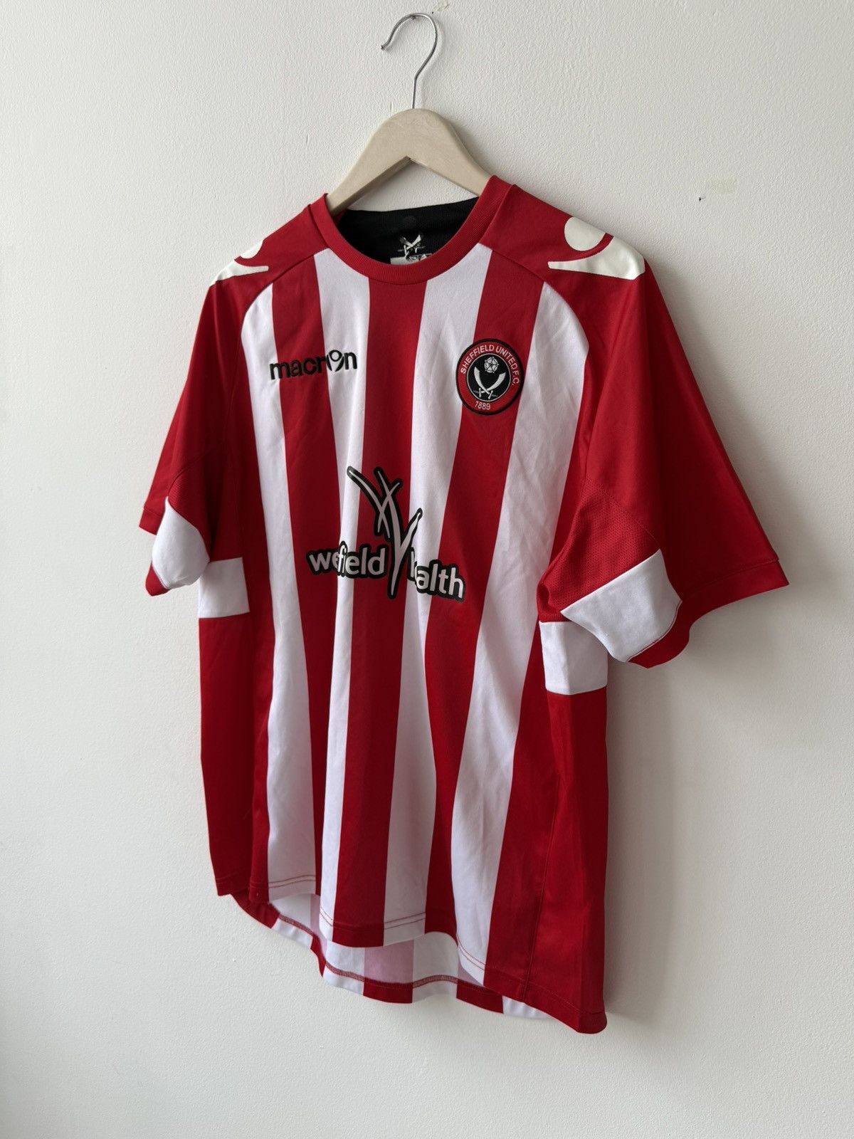 Macron × Vintage Macron Sheffield United 2011/2012 Home Jersey Size US M / EU 48-50 / 2 - 2 Thumbnail