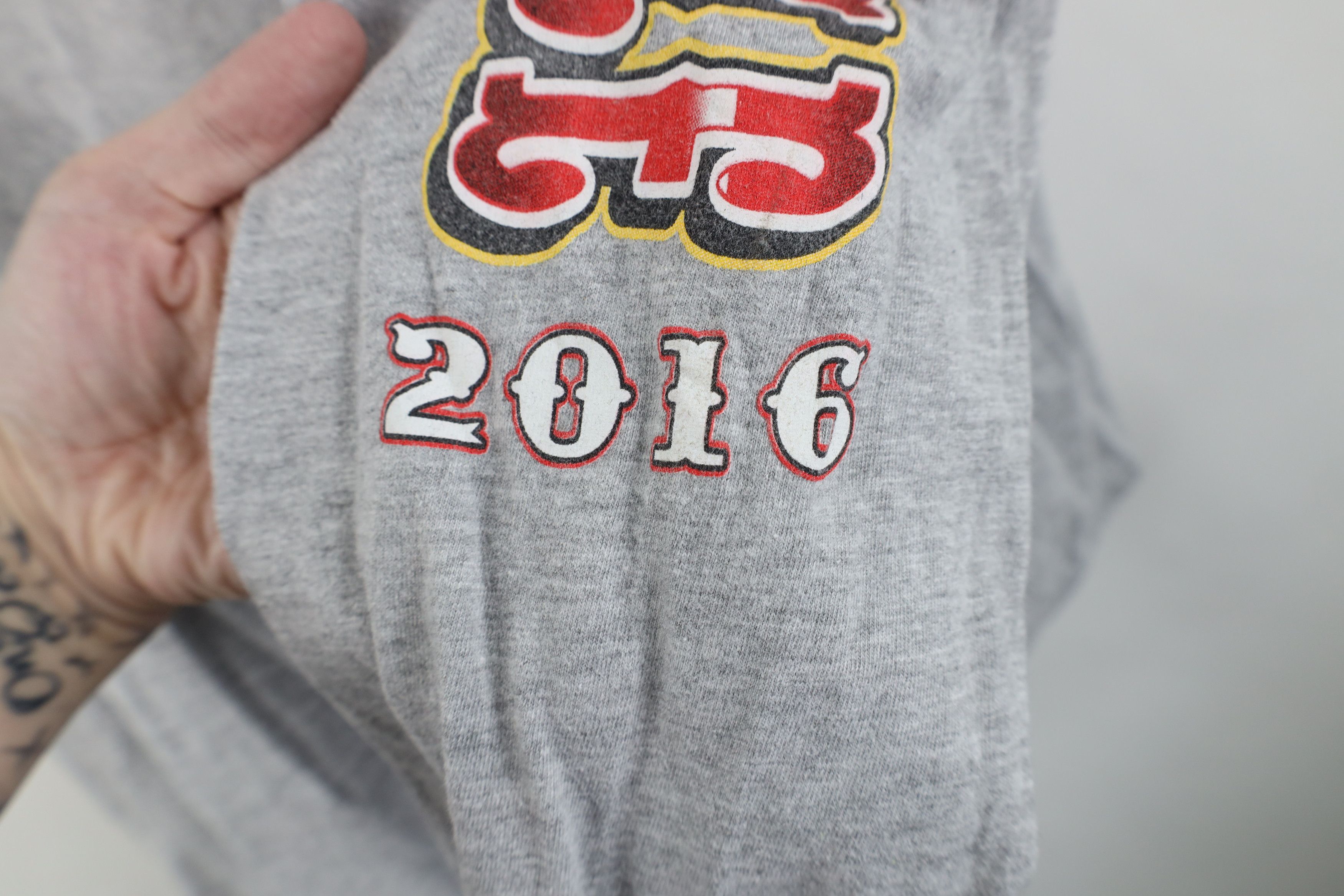 Vintage Vintage Y2K Fayetteville Bike Rally Long Sleeve T-Shirt Size US XL / EU 56 / 4 - 6 Thumbnail