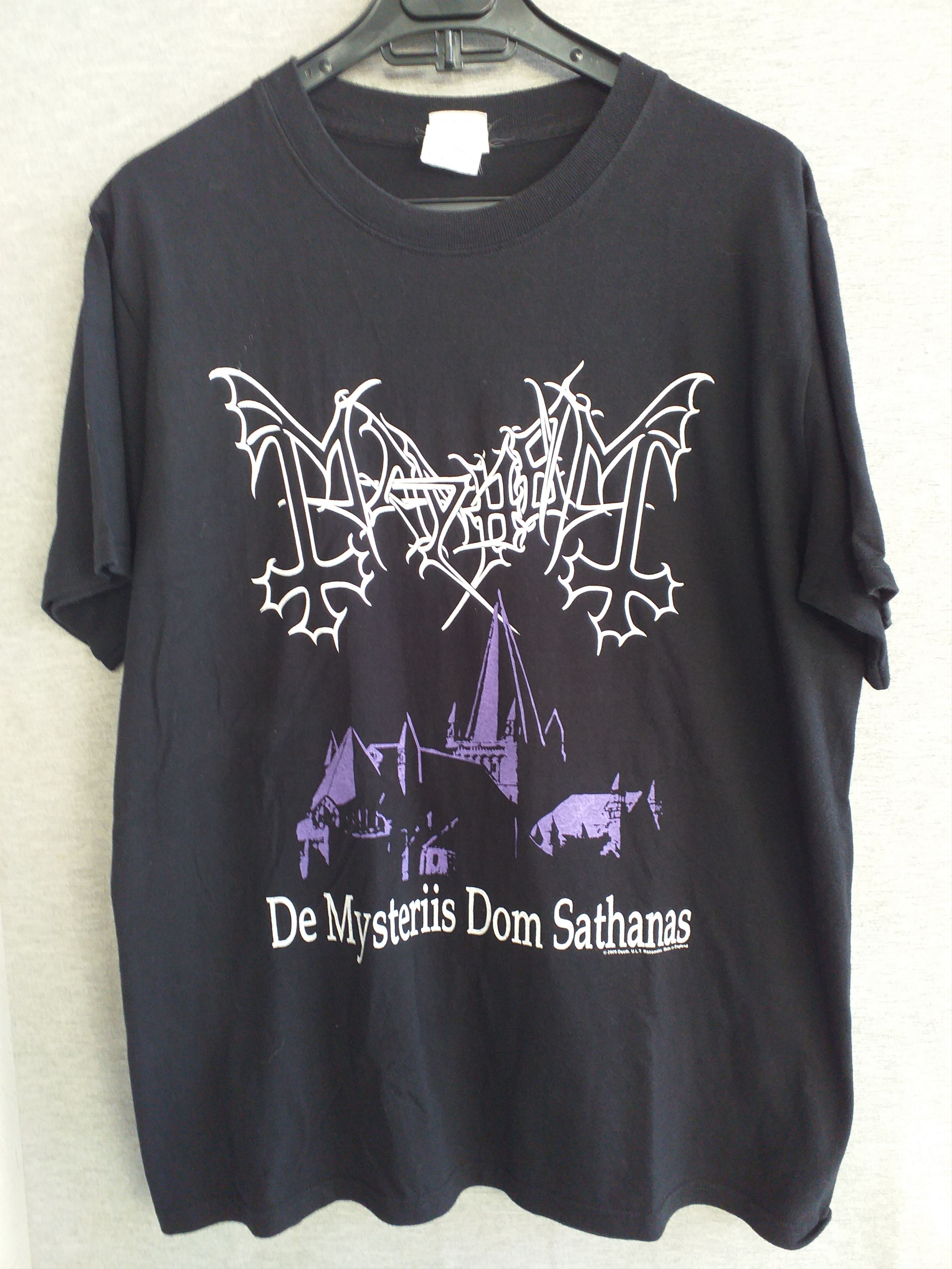 Band Tees Vintage Mayhem De Mysteriis Dom Y2k Tee Size US L / EU 52-54 / 3 - 1 Thumbnail