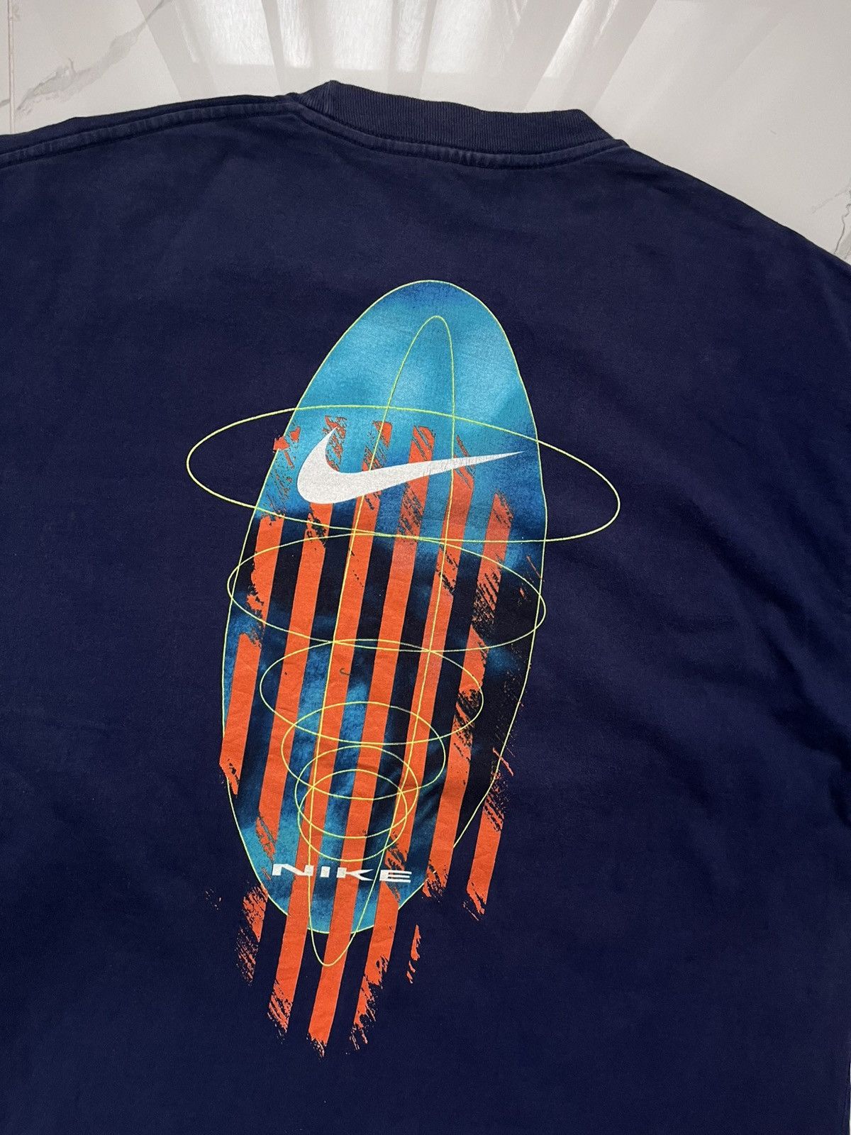 Nike 90’s NIKE RETRO BIG LOGO TEE SPELLOUT SWOOSH Y2K RARE Size US L / EU 52-54 / 3 - 6 Thumbnail