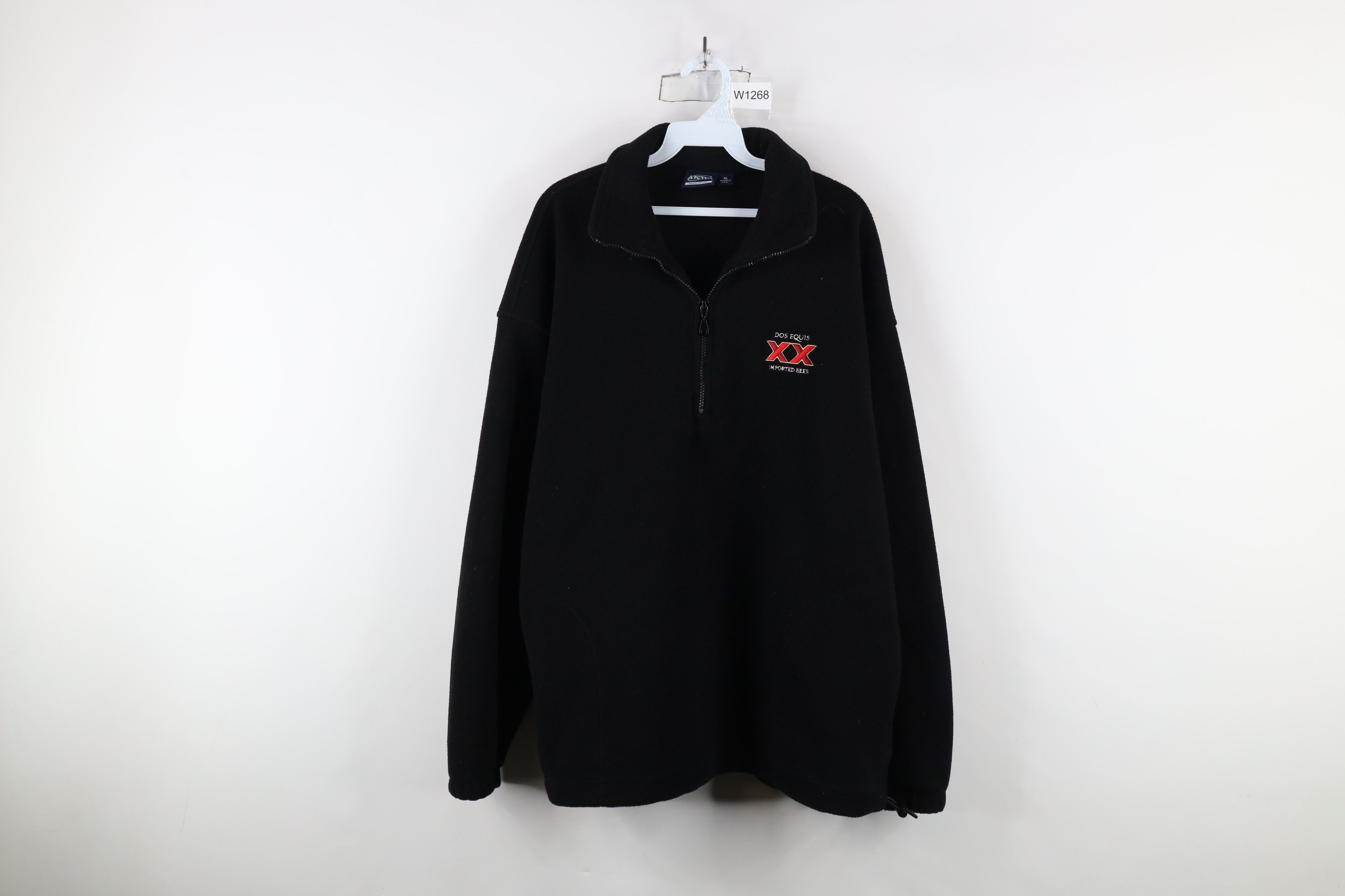 Vintage Vintage 90s Equis Beer Half Zip Fleece Pullover Sweater USA Size US XL / EU 56 / 4 - 1 Thumbnail