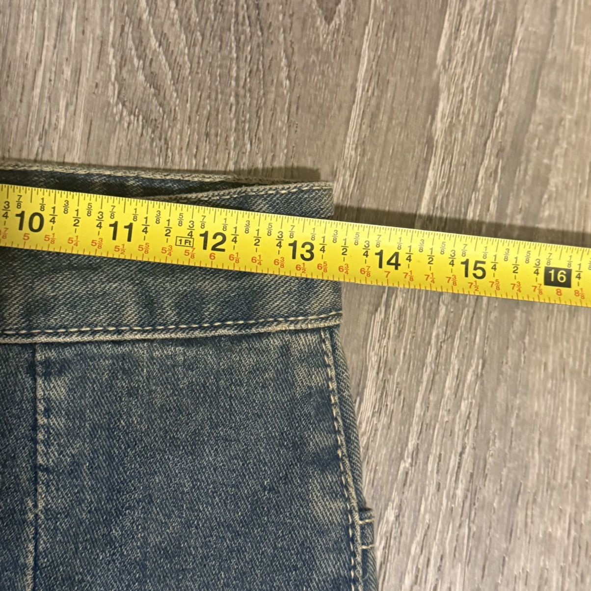 Other Denim Skirt with Star Design Size 26" / US 2 / IT 38 - 6 Thumbnail