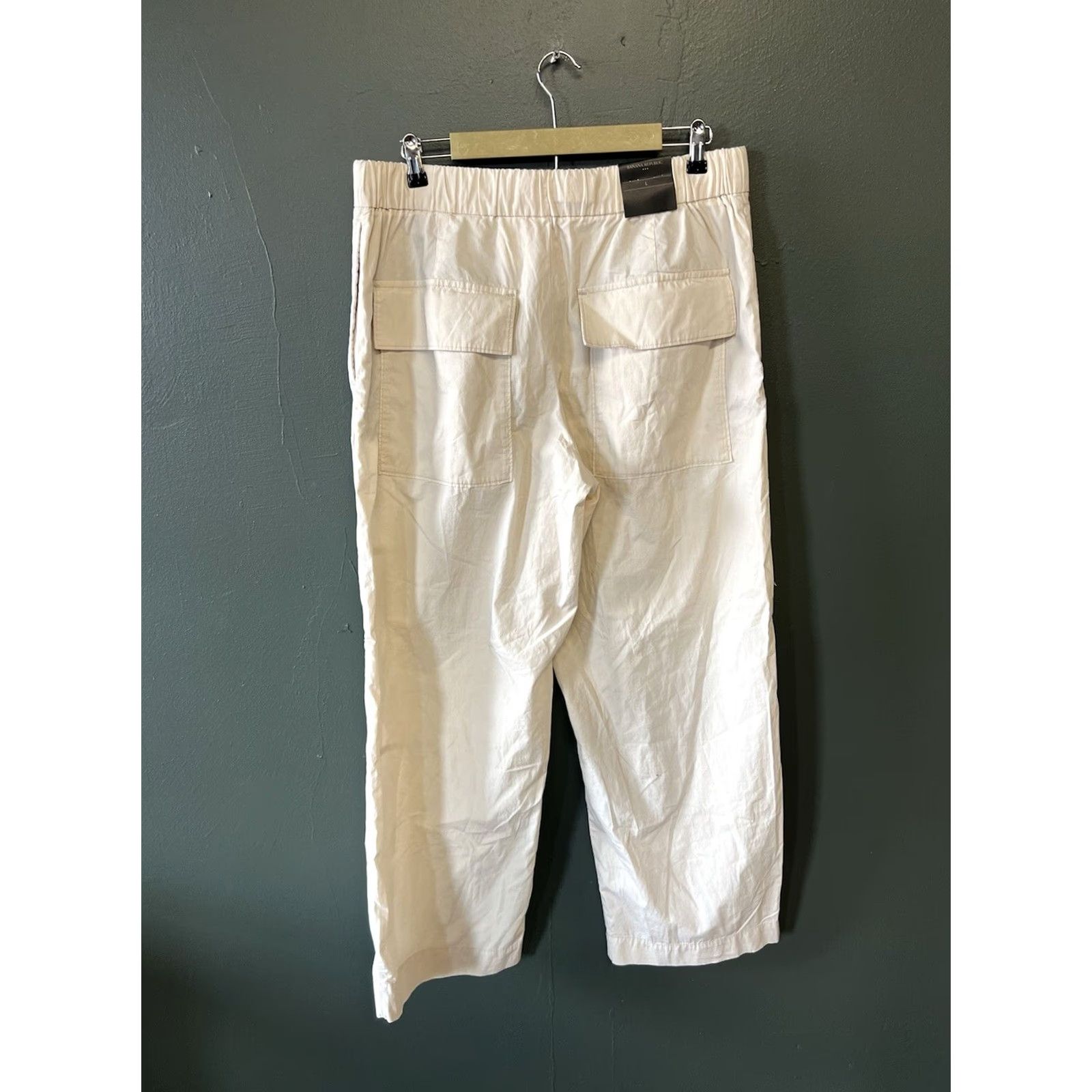 Banana Republic Banana Republic Womens Chino Pants Front Tie Ivory Size Large NWT Straight Leg Pants Front Tie Womens Large Ivory Chino Banana Republic NWT Size 36" / US 14 / IT 50 - 2 Thumbnail