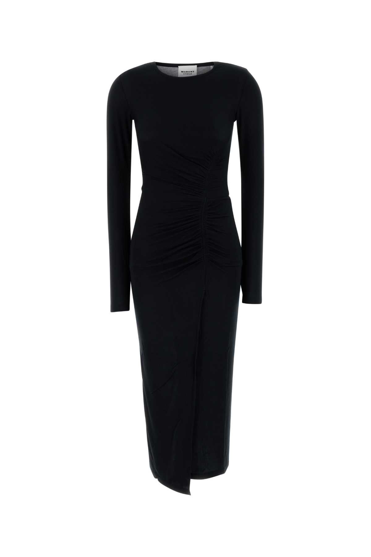 Isabel Marant Etoile Black Stretch Modal Jelina Dress Size M / US 6-8 / IT 42-44 - 1 Thumbnail