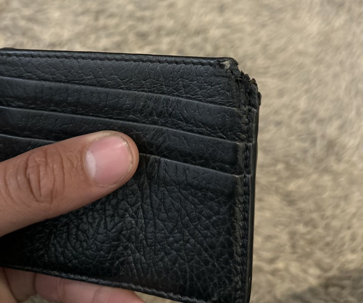 Maison Margiela MAISON MARGIELA 4 STITCH BLACK PEBBLE GRAINED CARD HOLDER Size ONE SIZE - 9 Thumbnail
