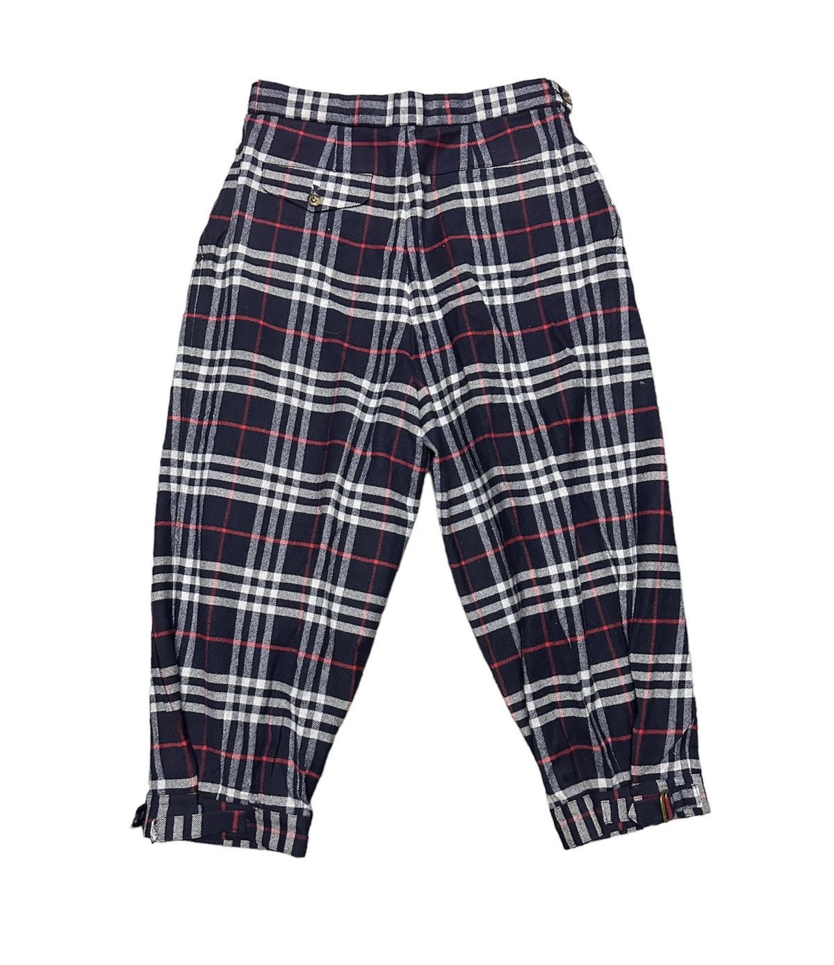 Burberry Vintage Burberrys checkerd cropped wide pants Size US 30 / EU 46 - 2 Thumbnail