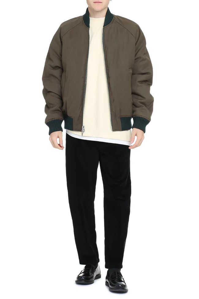 Burberry o1y0426 Bomber Jacket in Dark Green/Purple Size US XS / EU 42 / 0 - 6 Thumbnail