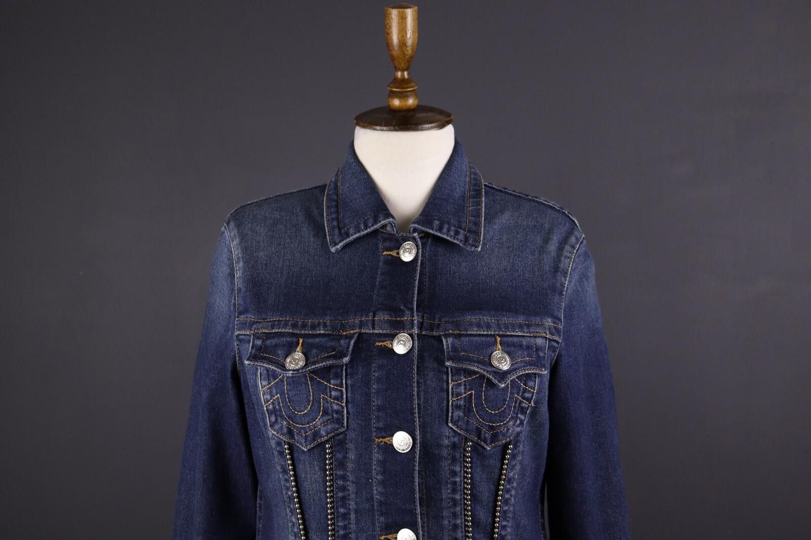True Religion True Religion Row Seat Blue Denim Jacket Size S Size S / US 4 / IT 40 - 2 Thumbnail
