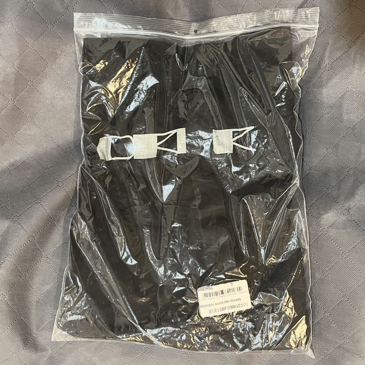 Rick Owens Rick Owens DRKSHDW ‘DRKR’ Crewneck Sweatshirt, Black-Oyster Size US S / EU 44-46 / 1 - 11 Thumbnail