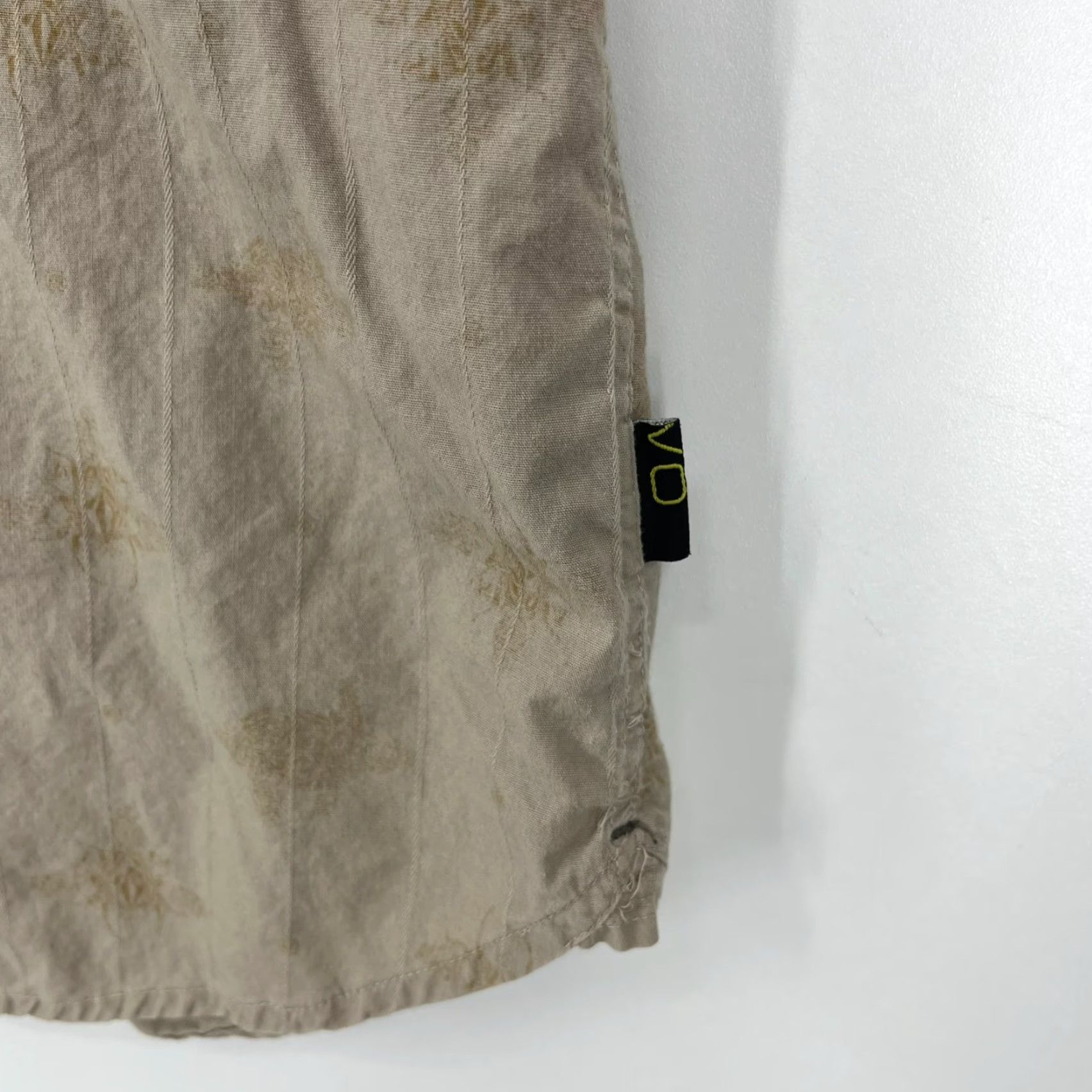 Volcom Volcom Button-Up Shirt Men L Beige Cotton Pocket Shirt Size US L / EU 52-54 / 3 - 6 Thumbnail