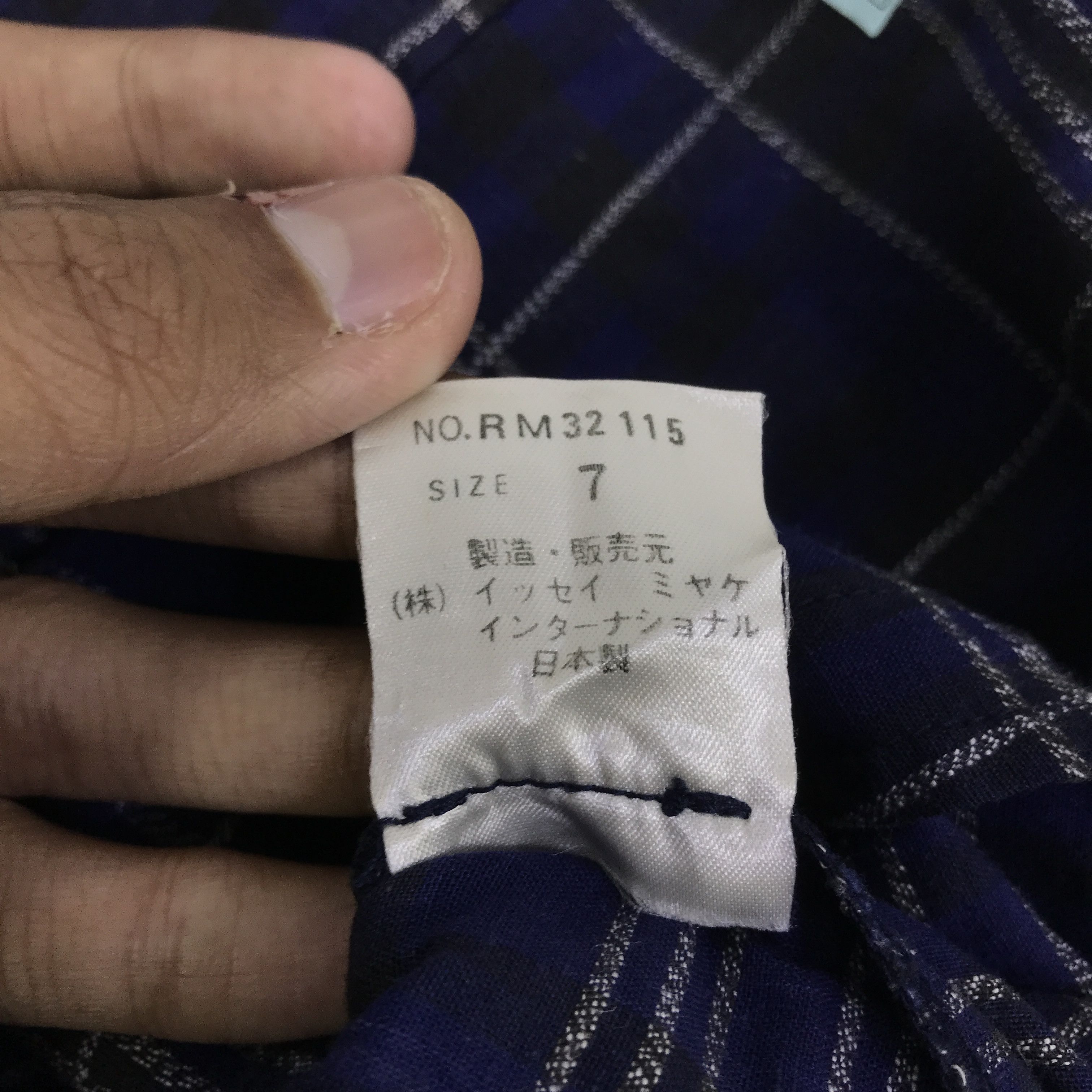 Issey Miyake Vintage Issey Miyake Tartan design Blazers K125B9 Size US L / EU 52-54 / 3 - 12 Thumbnail