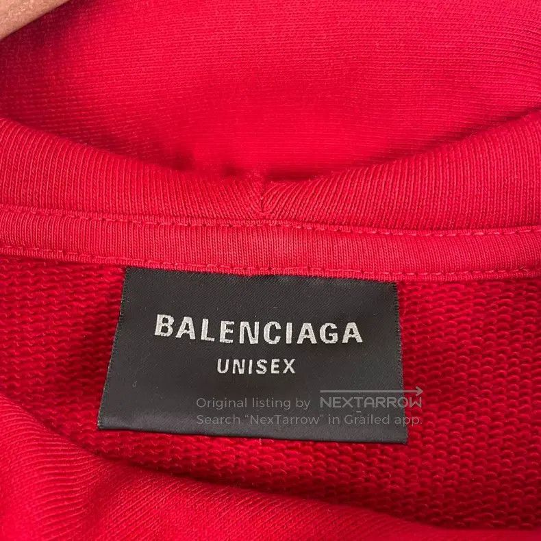 Balenciaga Balenciaga Coca-Cola black vinyl covered red hoodie Size US M / EU 48-50 / 2 - 3 Thumbnail