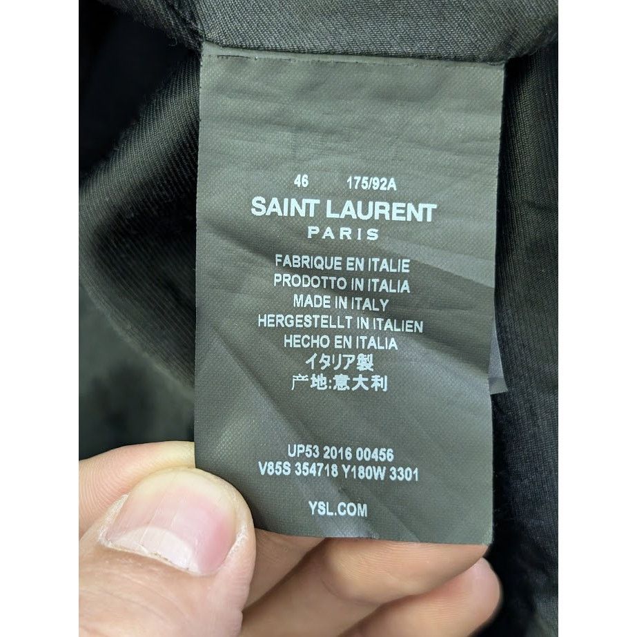 Saint Laurent Paris o1rshd1 / 555 / Teddy Jacket in Multicolor Size US S / EU 44-46 / 1 - 17 Thumbnail