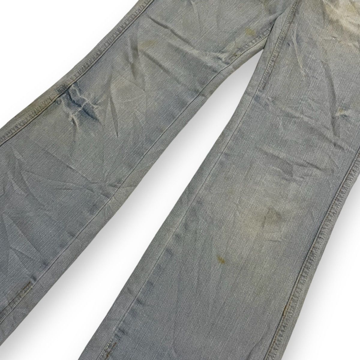 If Six Was Nine JAPANES BRAND INDECENT FLARED DENIM JEANS Size US 30 / EU 46 - 4 Thumbnail