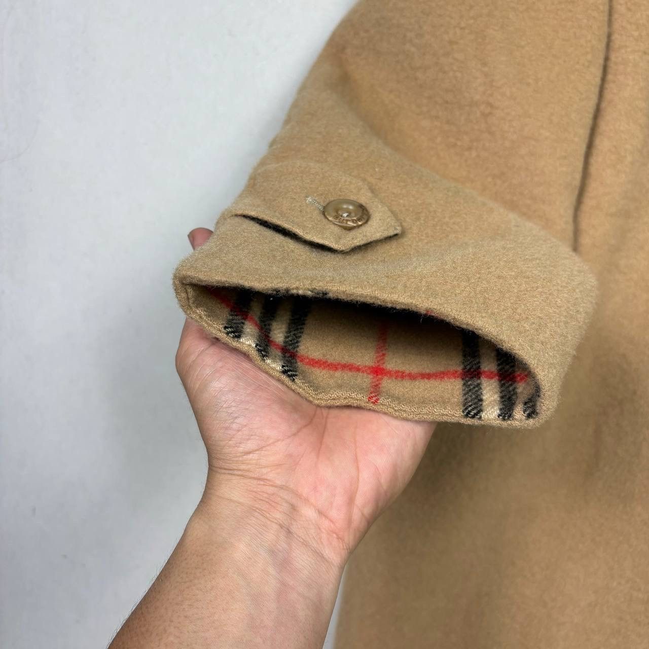 Burberry Vintage Burberry New Wool Double Breasted Camel Coat Size US M / EU 48-50 / 2 - 7 Thumbnail