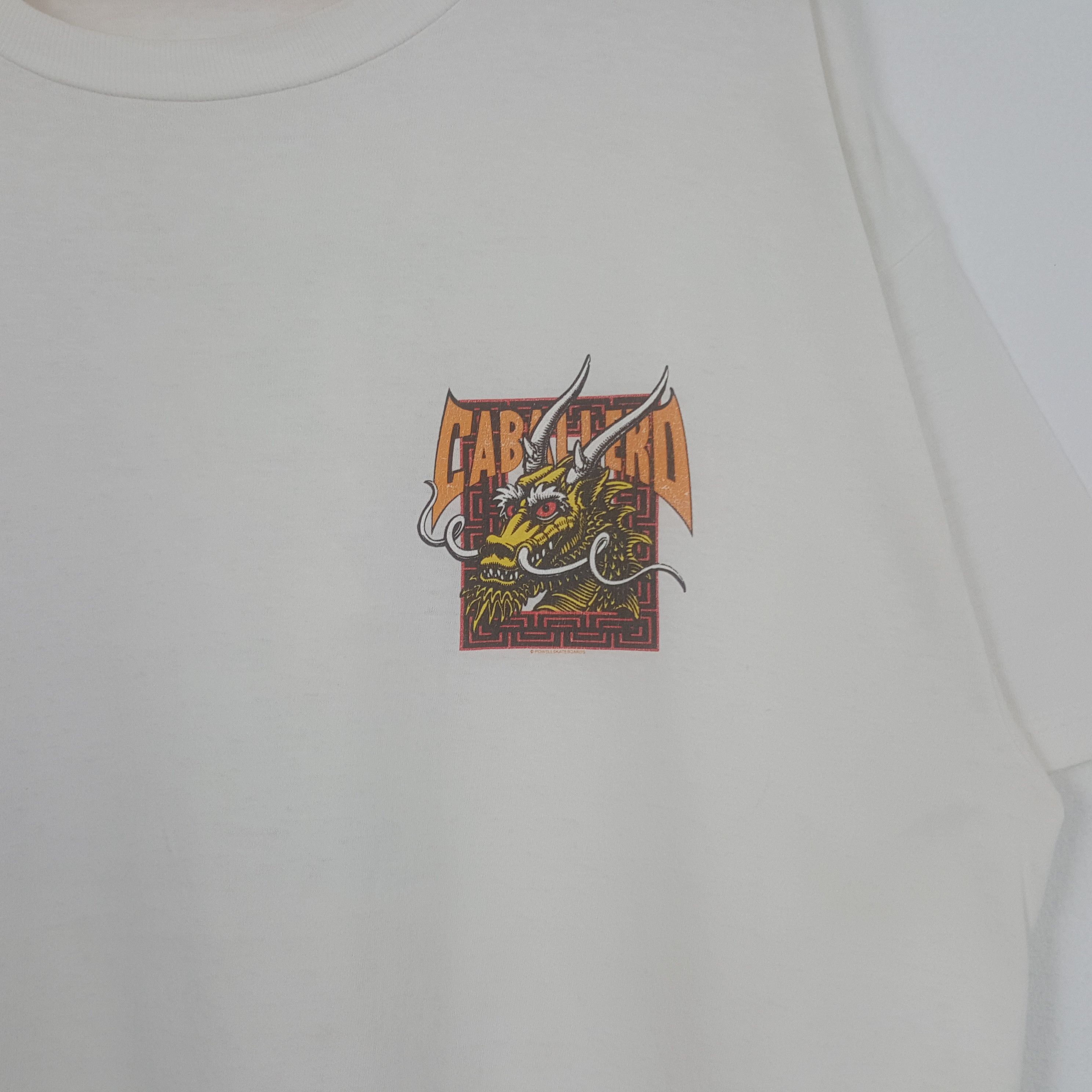 Powell Peralta × Vintage Vintage Powell Peralta American Skateboard Tshirt Size US XL / EU 56 / 4 - 4 Thumbnail