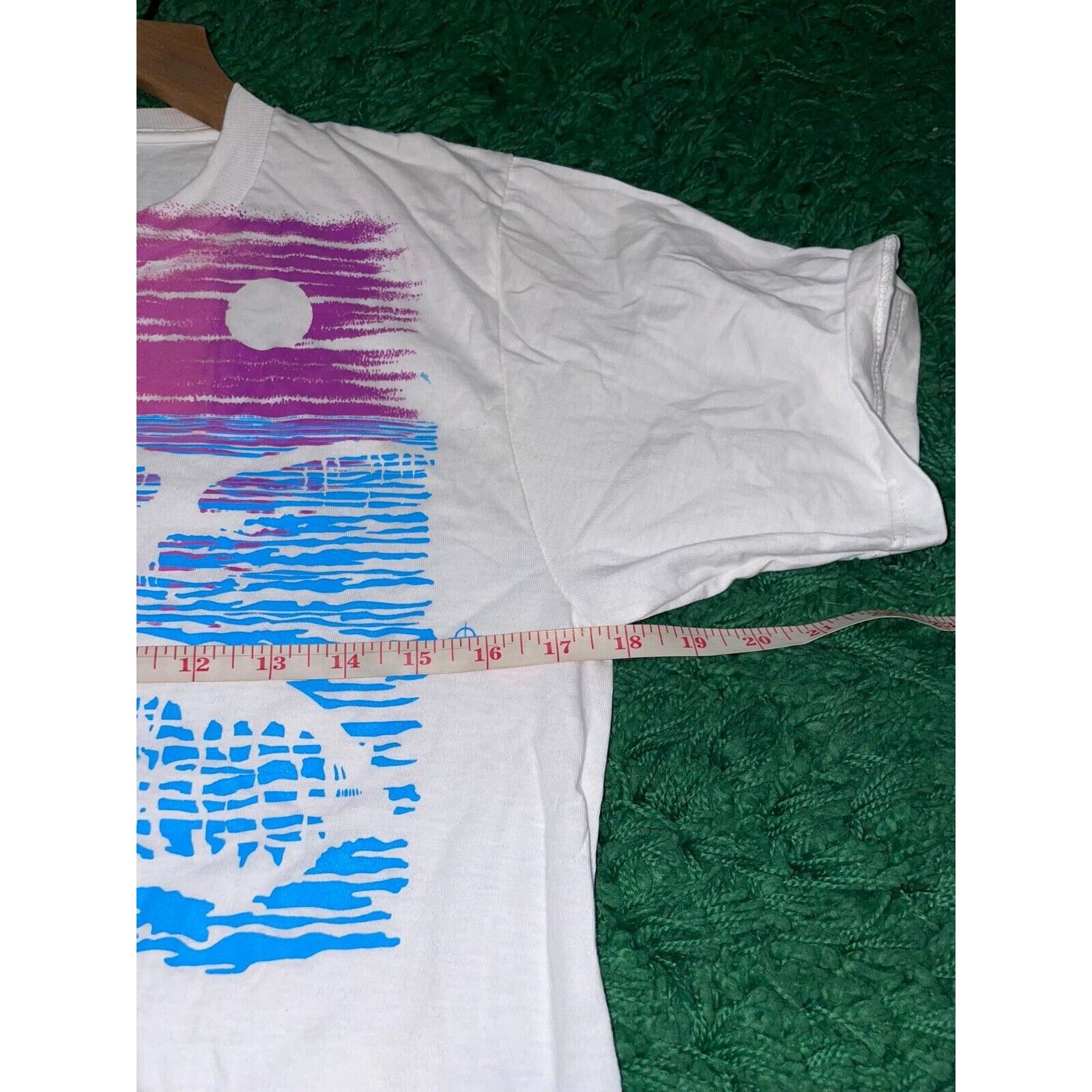 Jerzees Vintage Test Print Shirt YMCA Rockies Whale Tail Tee Summer Size US M / EU 48-50 / 2 - 13 Thumbnail