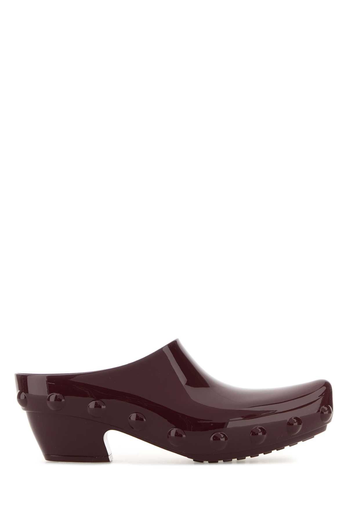 Bottega Veneta Aubergine Rubber Gondola Mules Size US 8 / IT 38 - 1 Thumbnail