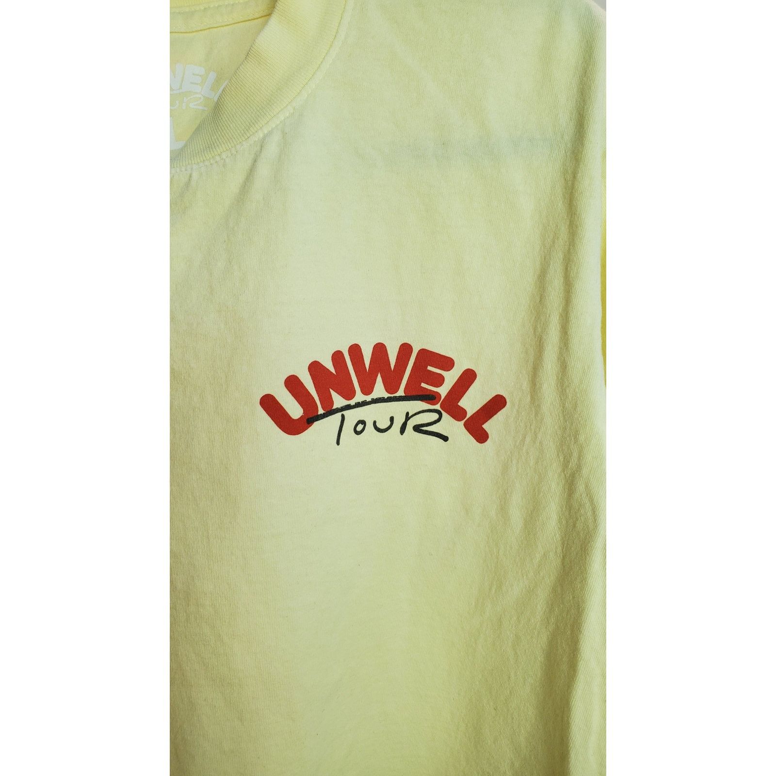 Other Unwell Tour Alex Cooper Graphic Tee Yellow Cotton L Size US L / EU 52-54 / 3 - 4 Thumbnail