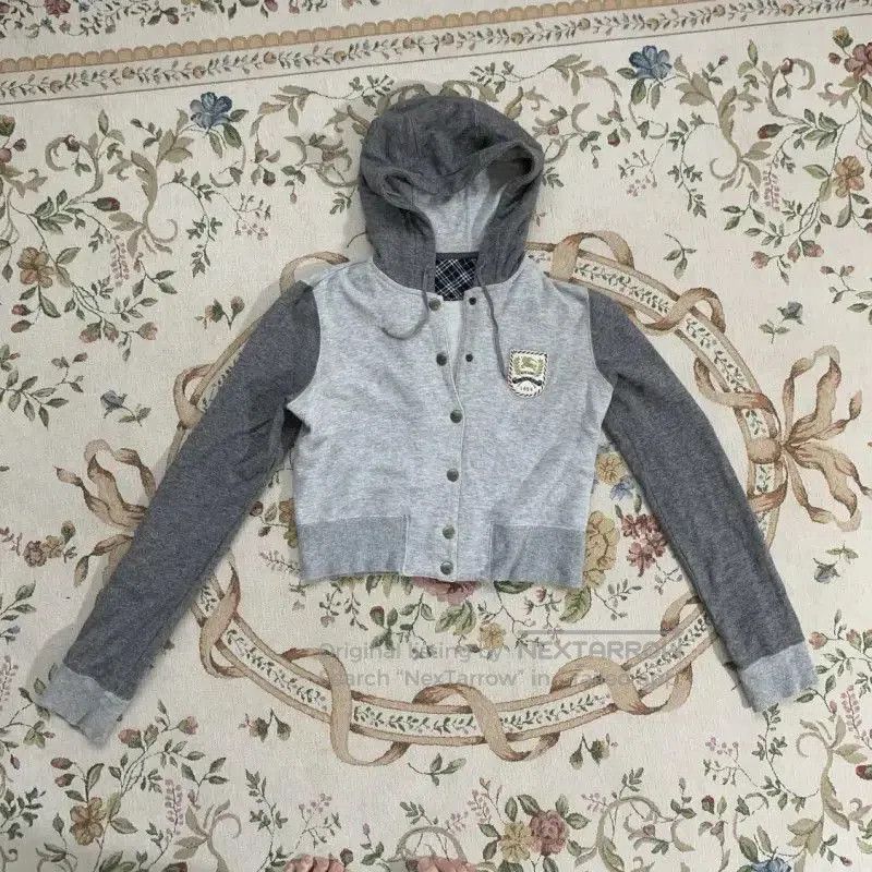 Burberry Burberry Gray Cotton Long Sleeve Cardigan for Women. Size M / US 6-8 / IT 42-44 - 1 Thumbnail