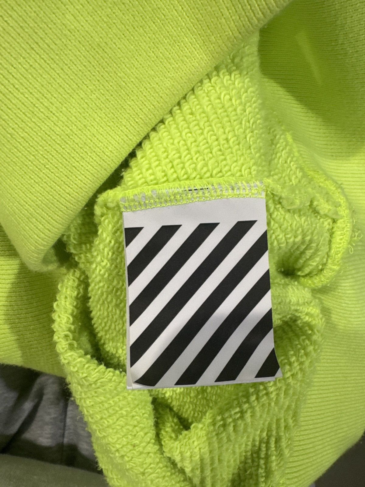 Off-White Off White Basic Logo Hoodie Green Size US L / EU 52-54 / 3 - 4 Thumbnail