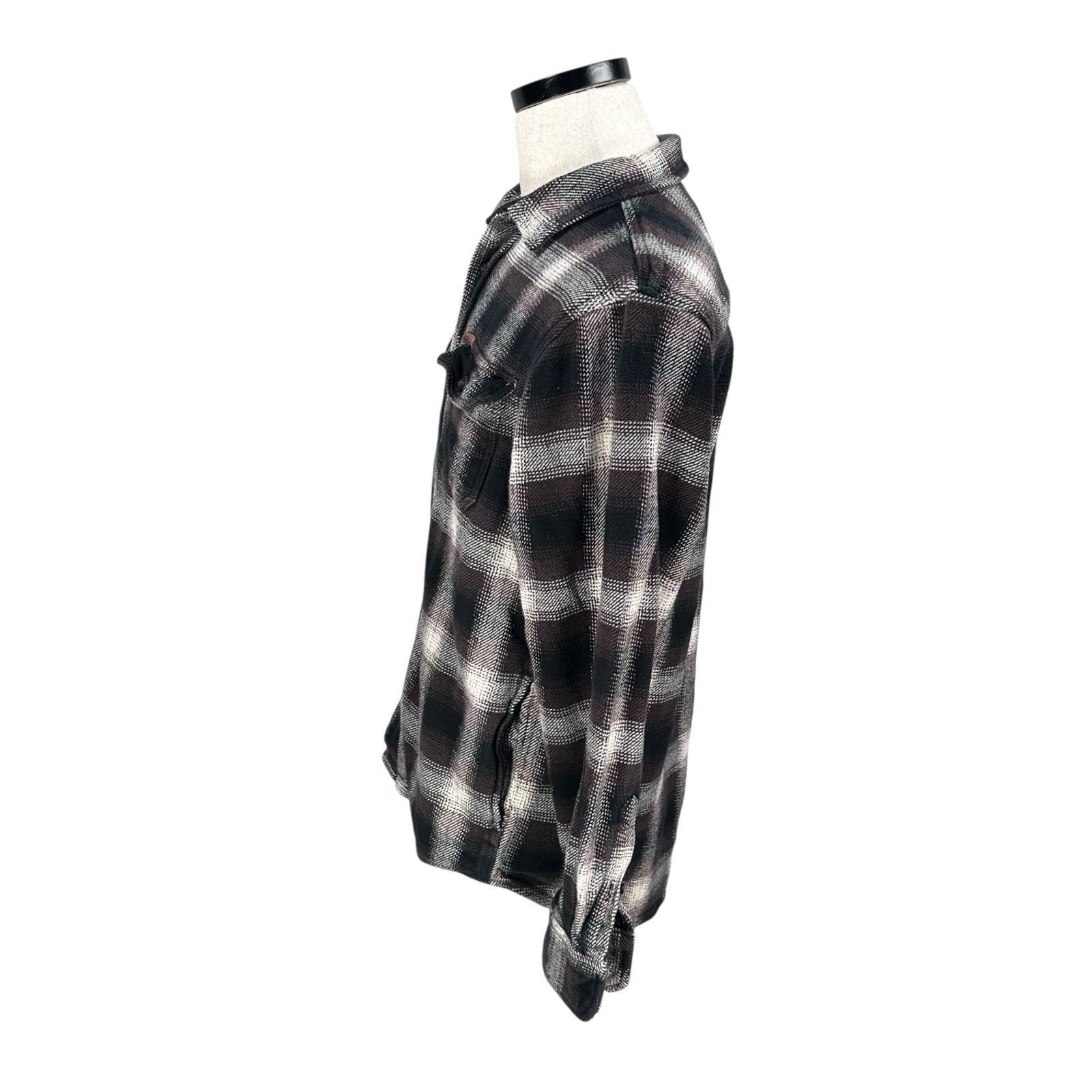 Orvis Orvis Heavyweight Flannel Shirt Mens Small Black Brown Black Size US S / EU 44-46 / 1 - 4 Thumbnail