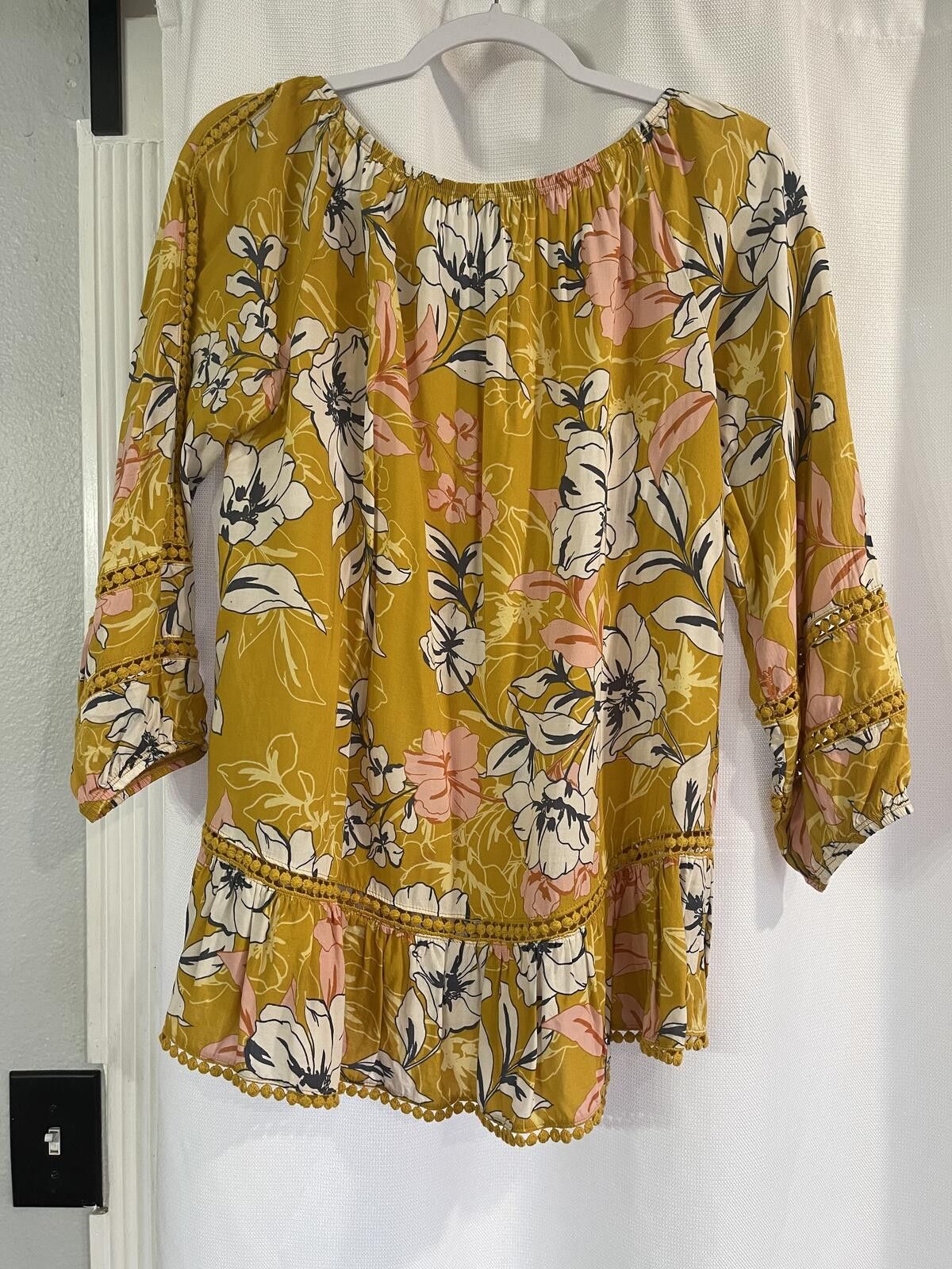 Federico Curradi Fever Women's Floral Print Blouse, Size M Size M / US 6-8 / IT 42-44 - 2 Thumbnail