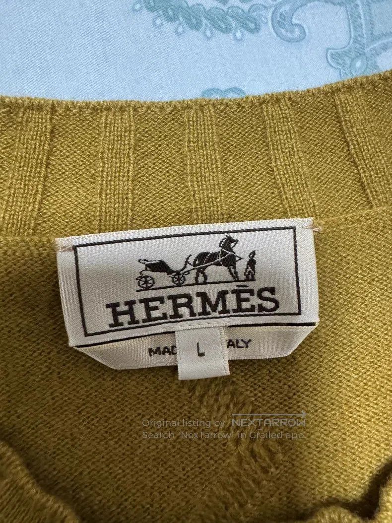 Hermes Hermes Cashmere Sweater, 100% Cashmere Size US L / EU 52-54 / 3 - 7 Thumbnail
