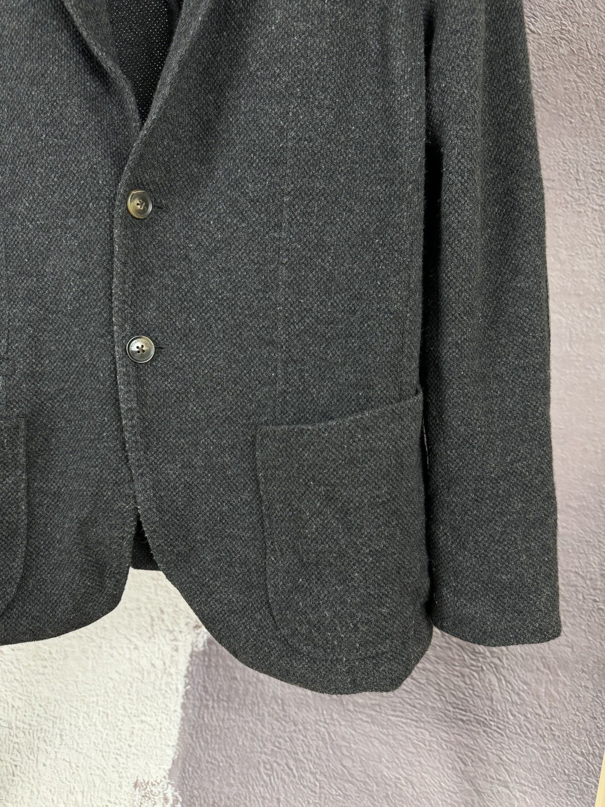 Tombolini Tombolini flying gray lana wool/nylon blazer men's 52R Size 42R - 6 Thumbnail