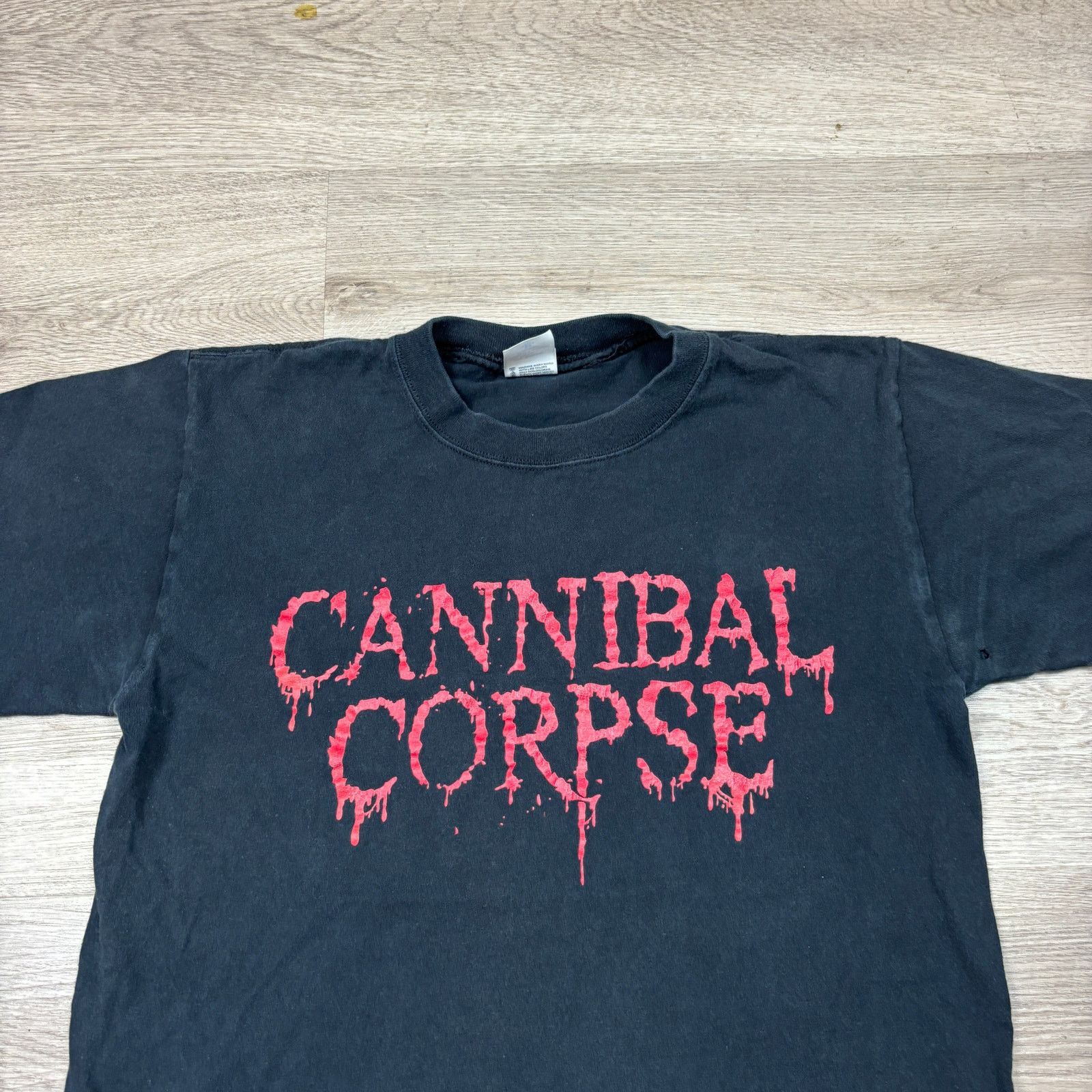 Anvil × Band Tees × Vintage Vintage Y2K Cannibal Corpse T Shirt Men's Medium Death Metal Size US M / EU 48-50 / 2 - 2 Thumbnail