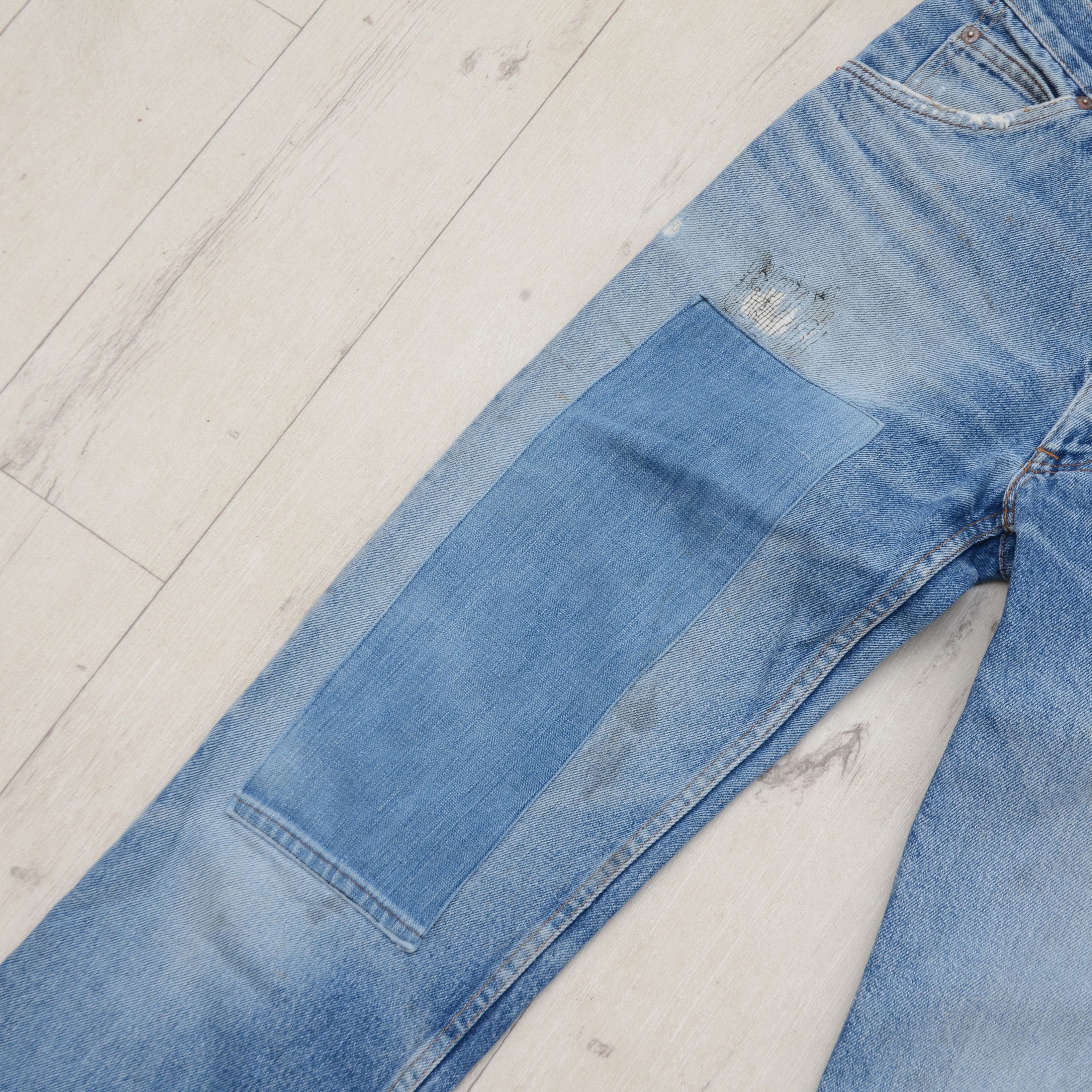 Levi's Vintage Levis Distressed Jeans Orange Tab Boot 80s Y2K Size US 30 / EU 46 - 5 Thumbnail