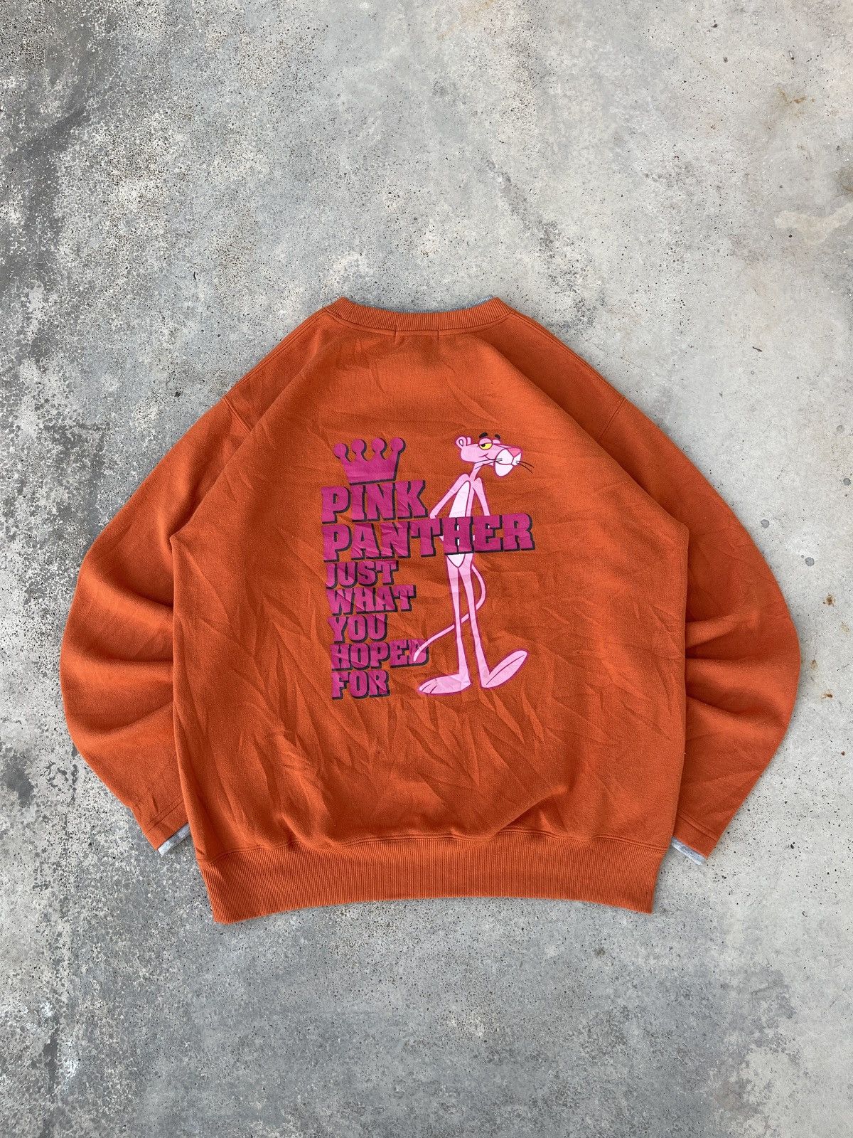 Anime × Cartoon Network × Vintage Vintage Y2K Pink Panther Sweatshirt Size US L / EU 52-54 / 3 - 3 Thumbnail