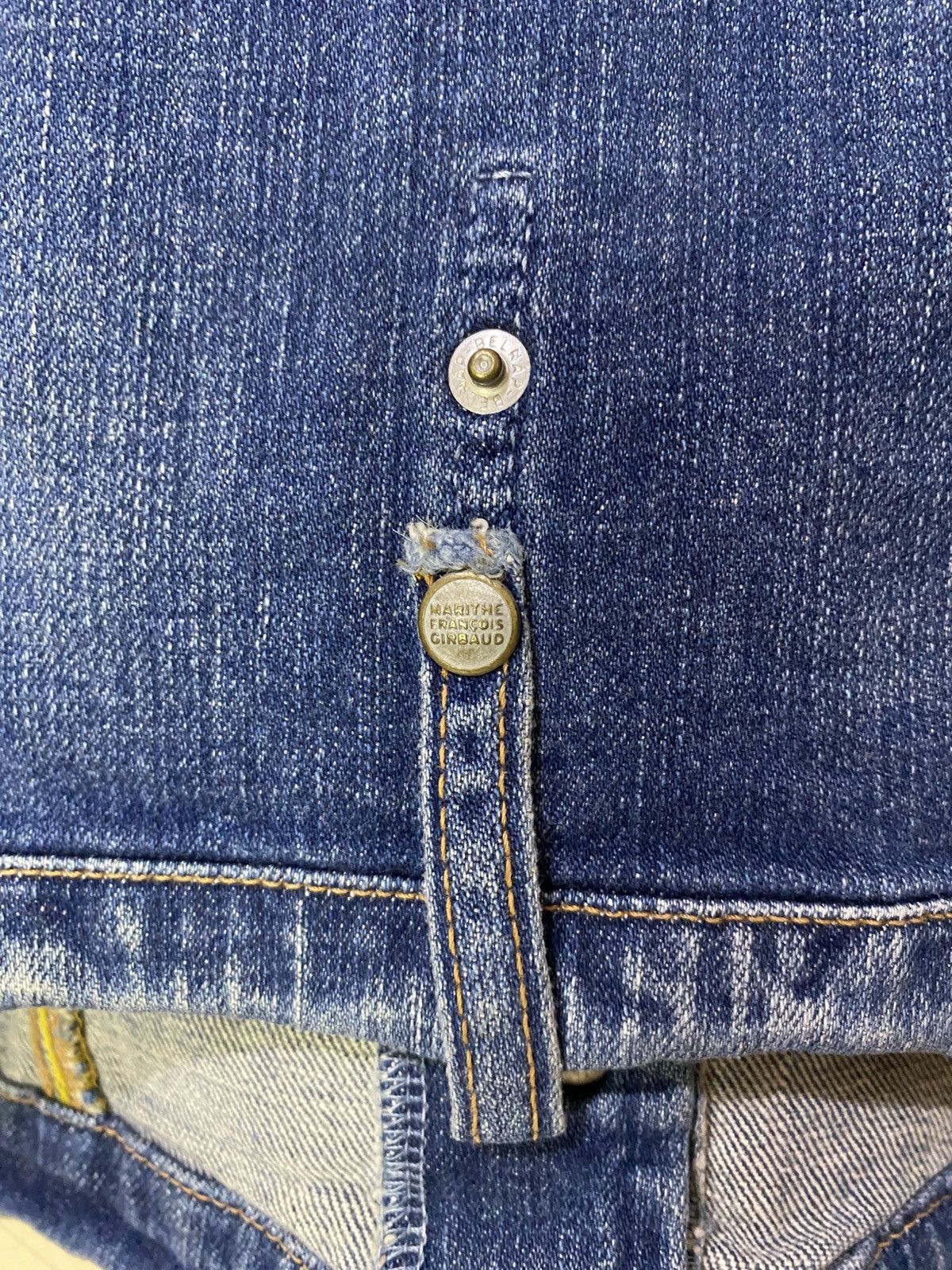 Marithe + Francois Girbaud 90s Le Jean De Marithe Francois Girbaud Denim Jacket Size S / US 4 / IT 40 - 14 Thumbnail