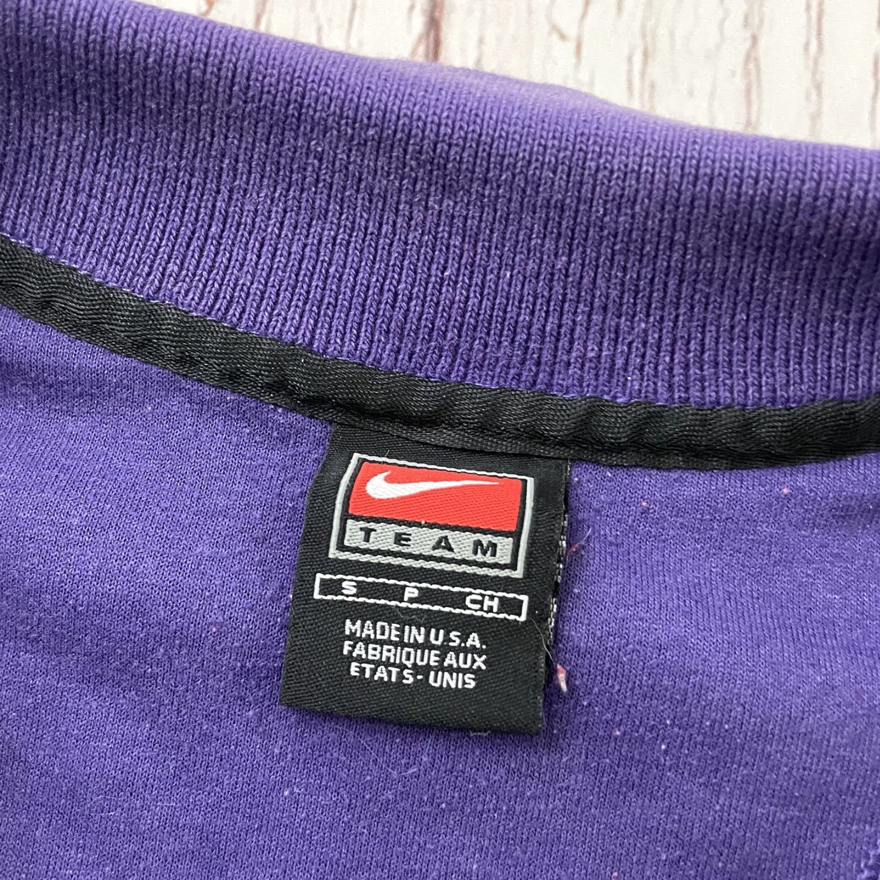 Nike Vintage Nike Clemson Short Sleeve Button Front Polo Shirt Men's Small Purple Size US S / EU 44-46 / 1 - 2 Thumbnail