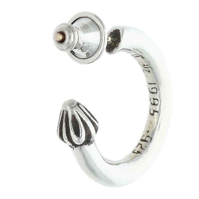 Chrome Hearts Chrome Hearts Plain Silver Hoop Earring Size ONE SIZE - 2 Thumbnail