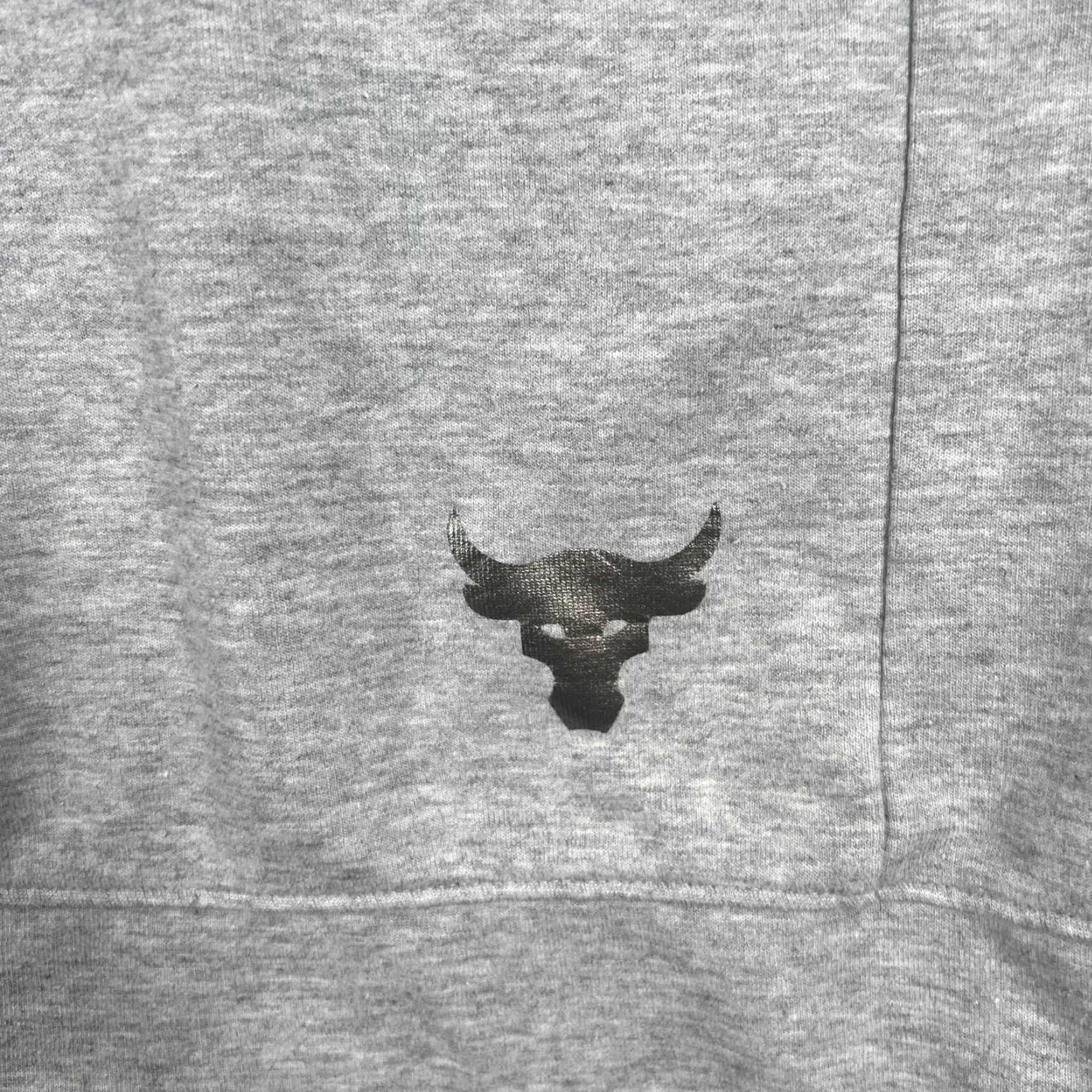 Under Armour Under Armour Hoodie Women S Oversized Project Rock Doubleknit Gray Logo Hooded Pullover Womens Size S / US 4 / IT 40 - 2 Thumbnail