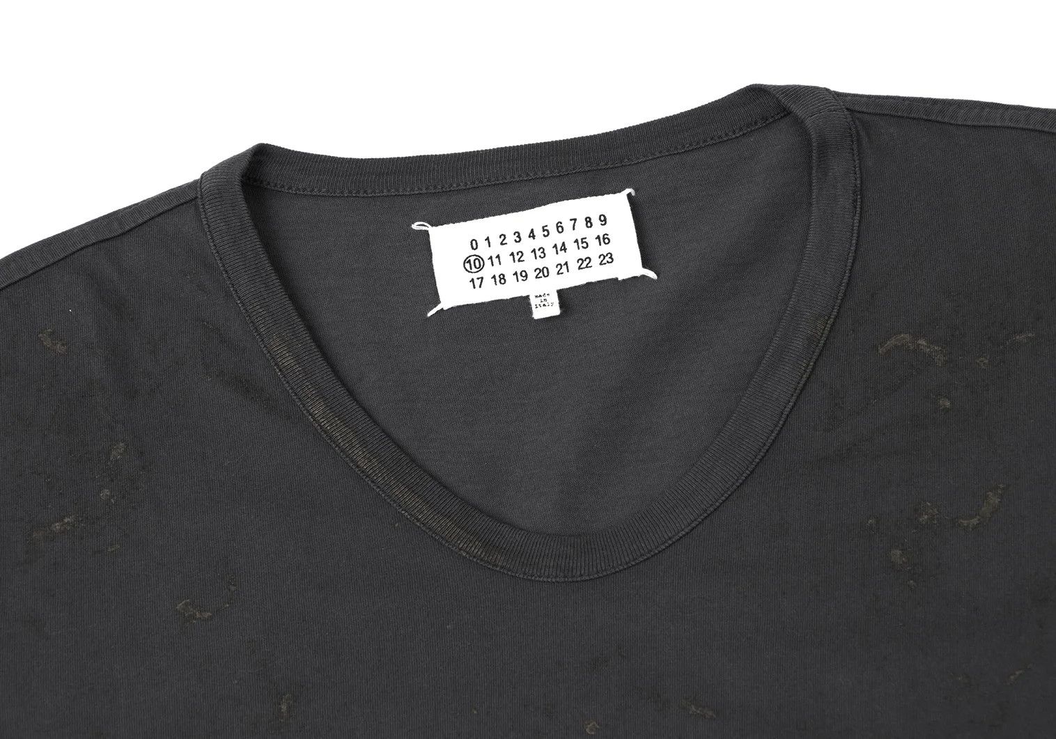 Maison Margiela Splash Print T-Shirt in Charcoal Size 46 Size US S / EU 44-46 / 1 - 3 Thumbnail