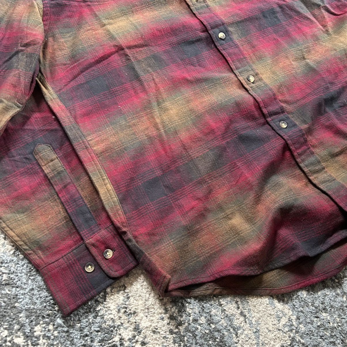 Pendleton HEAVYWEiGHT MASON FLANNEL BUTTON DOWN TAN COYOTE RASPBERRY Size US L / EU 52-54 / 3 - 12 Thumbnail