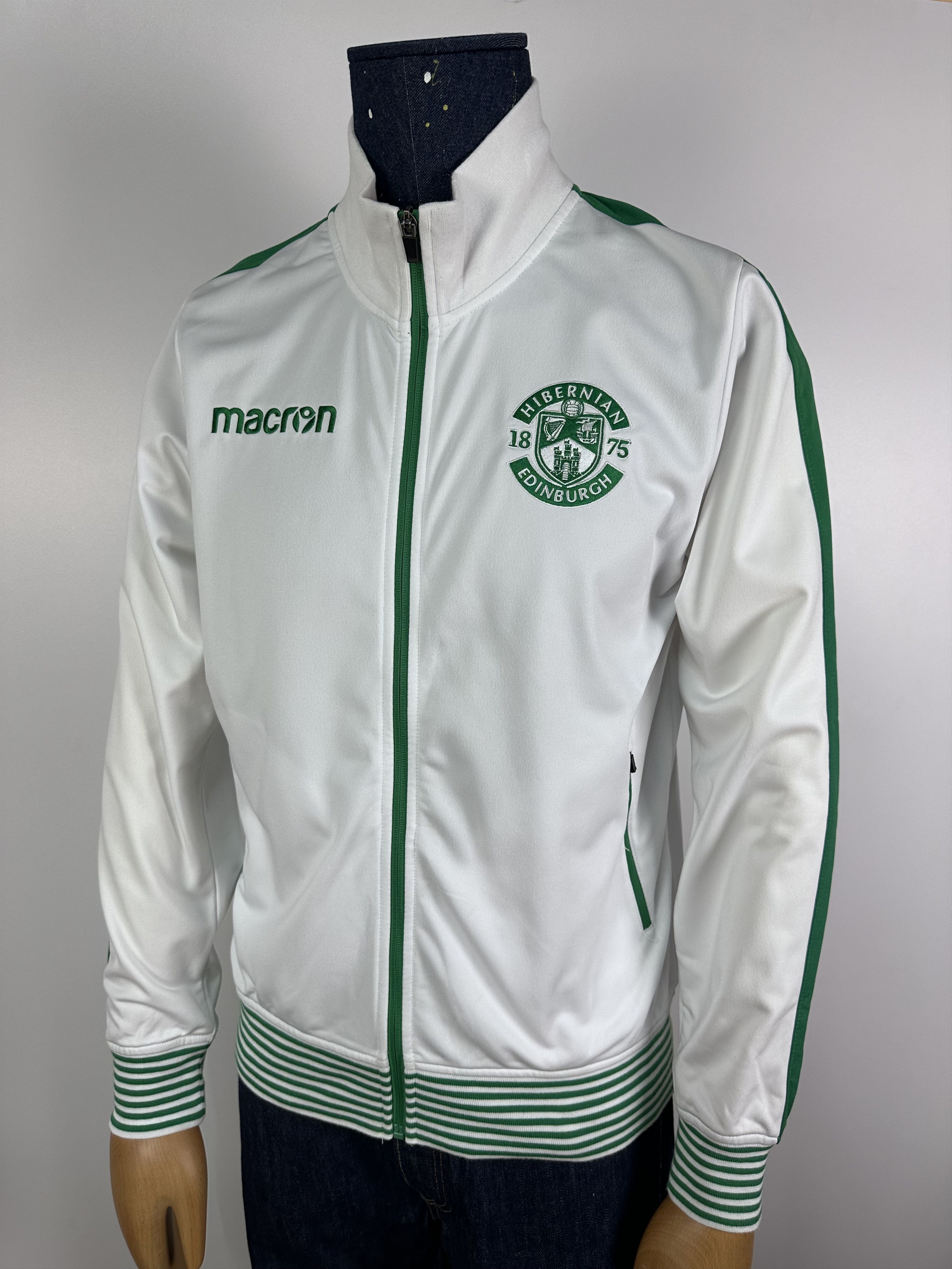 Macron Hibernian Scotland Football Soccer Track Jacket Macron Size US L / EU 52-54 / 3 - 1 Thumbnail