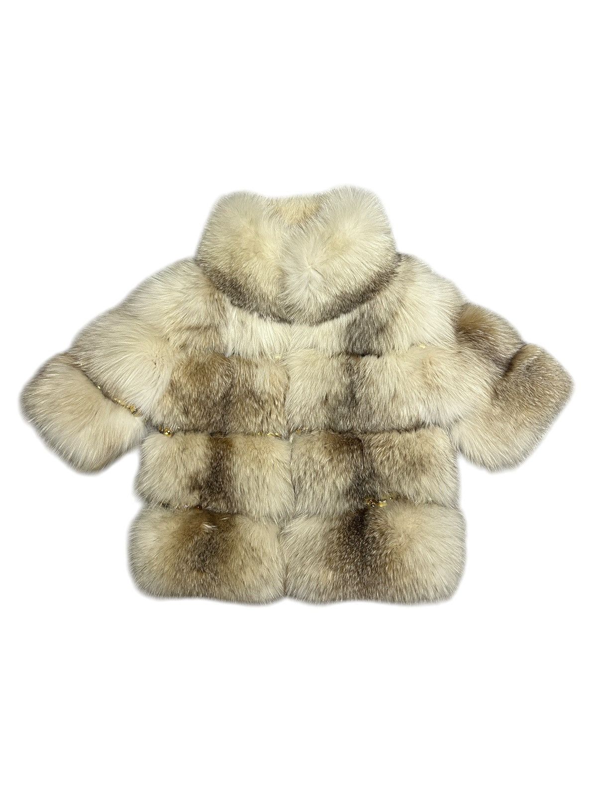 Dsquared2 F/W 14 Embellished Arctic Fox Fur Jacket Size S / US 4 / IT 40 - 1 Thumbnail