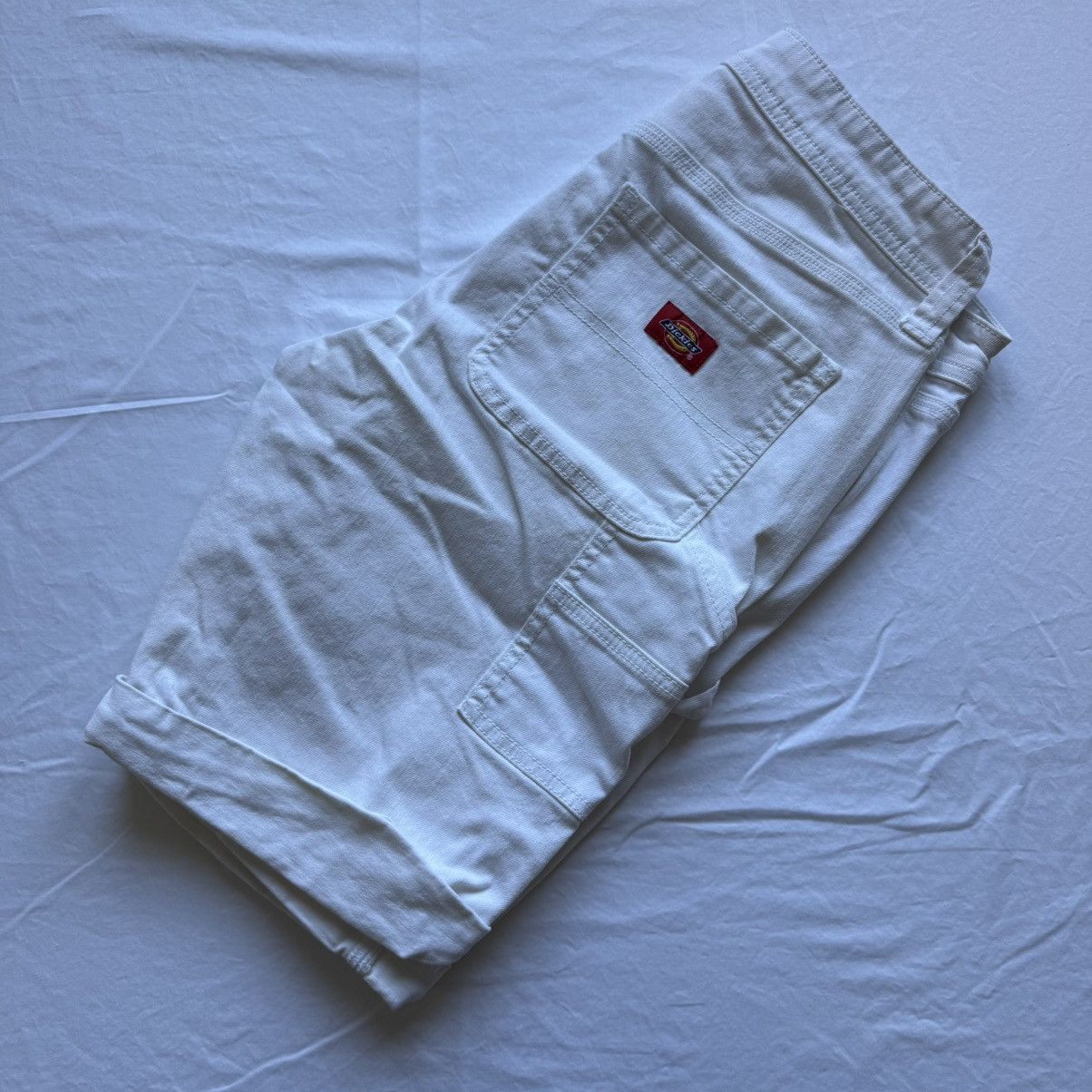 Dickies Dickies Women’s Carpenter Shorts 11/30 White Cuffed Size 34" / US 12 / IT 48 - 9 Thumbnail