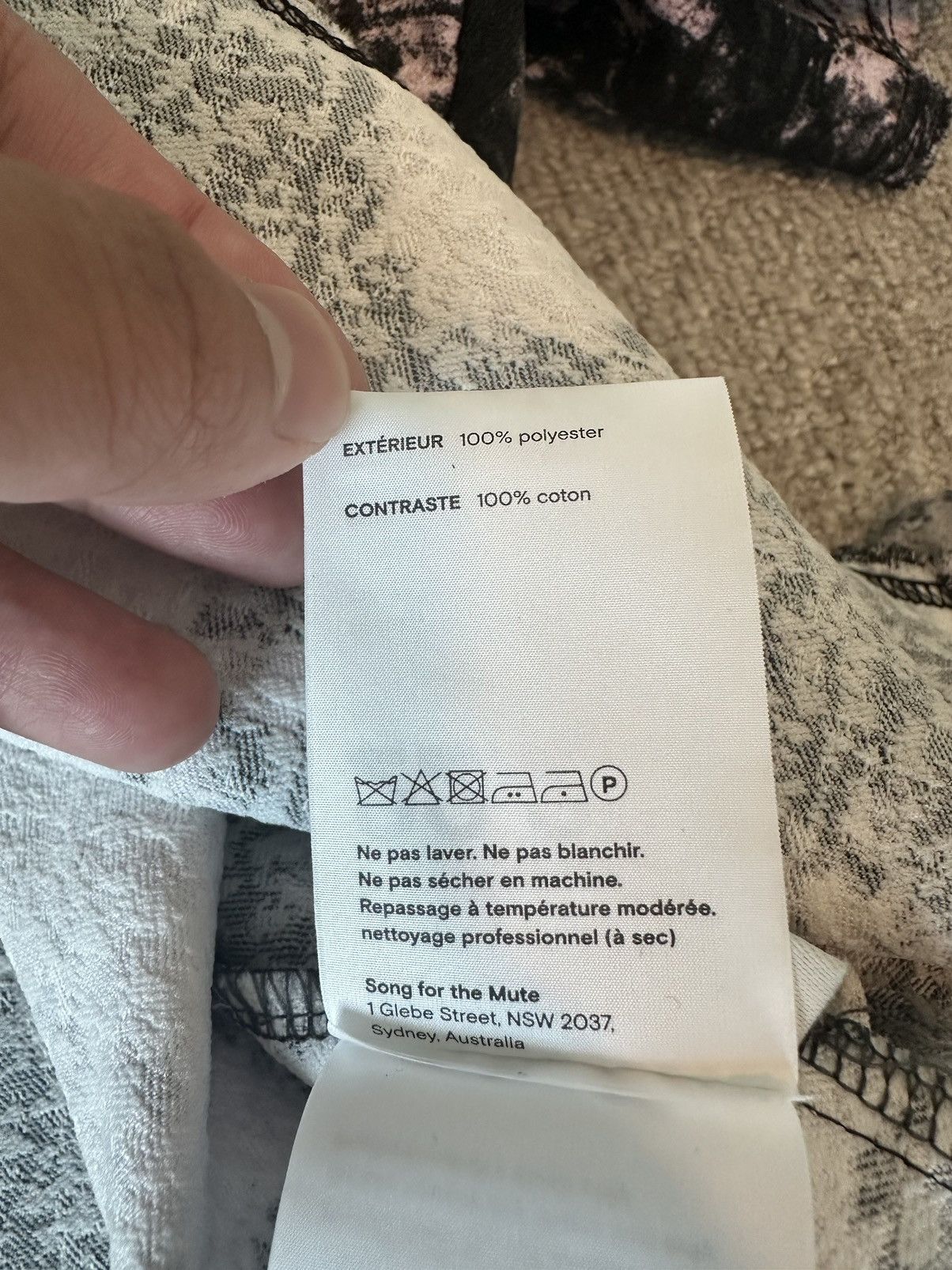 Song For The Mute Distressed hoodie 22.2 Size US M / EU 48-50 / 2 - 8 Thumbnail