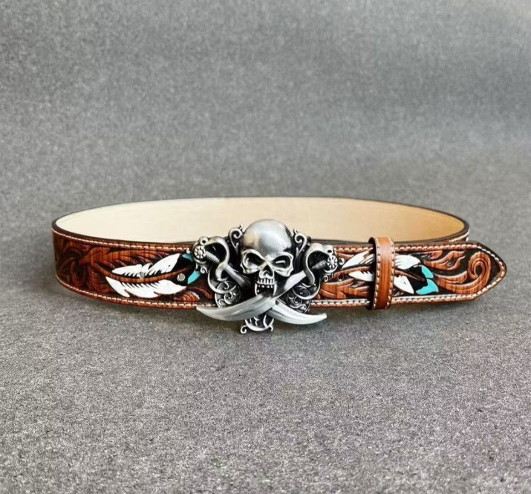 PPFM Japanese element with pirates rust brown belt Size ONE SIZE - 3 Thumbnail