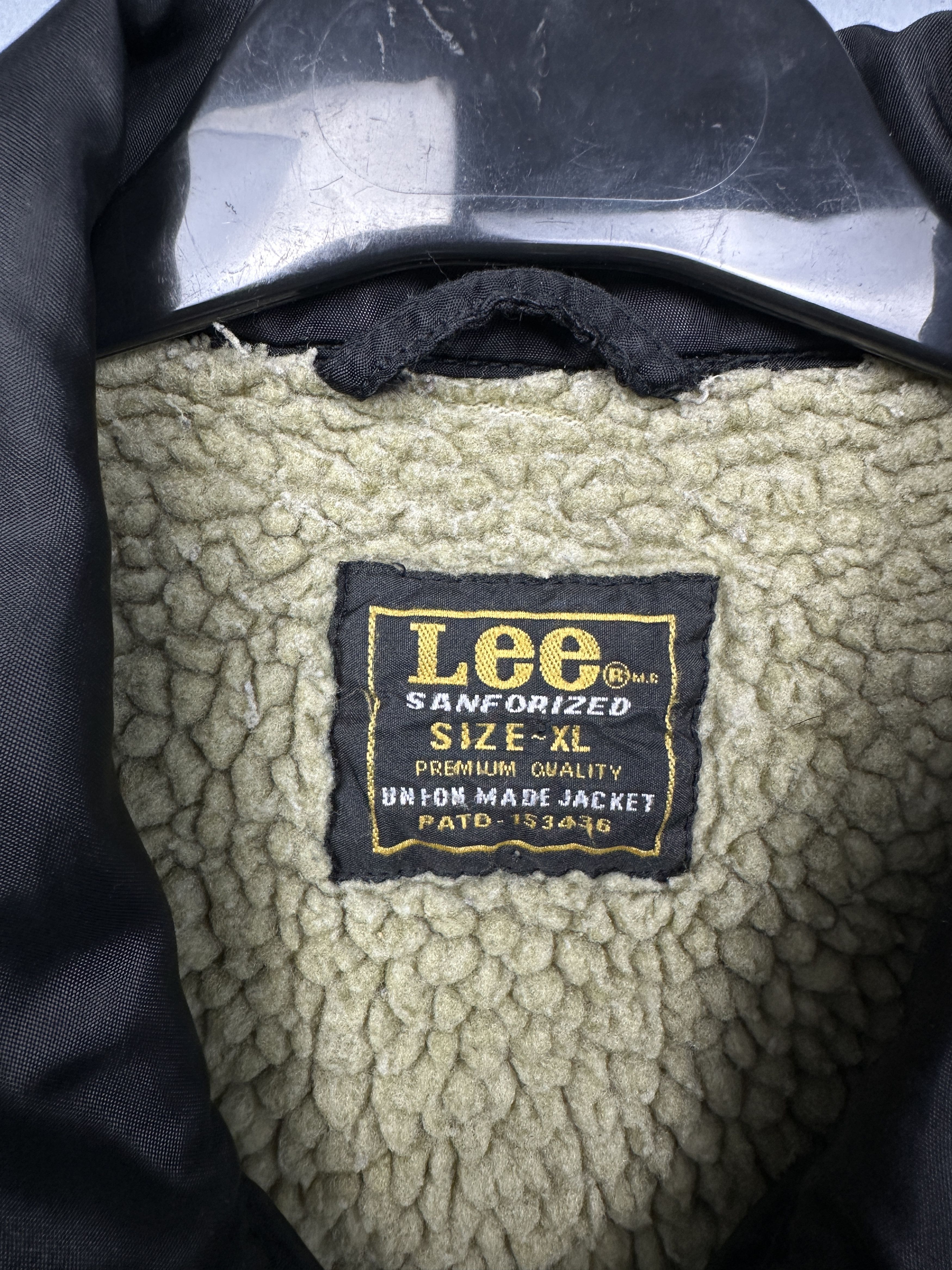 Lee Lee Sanforised USA 90s Vintage Insulated Bomber Jacket Size US XL / EU 56 / 4 - 4 Thumbnail