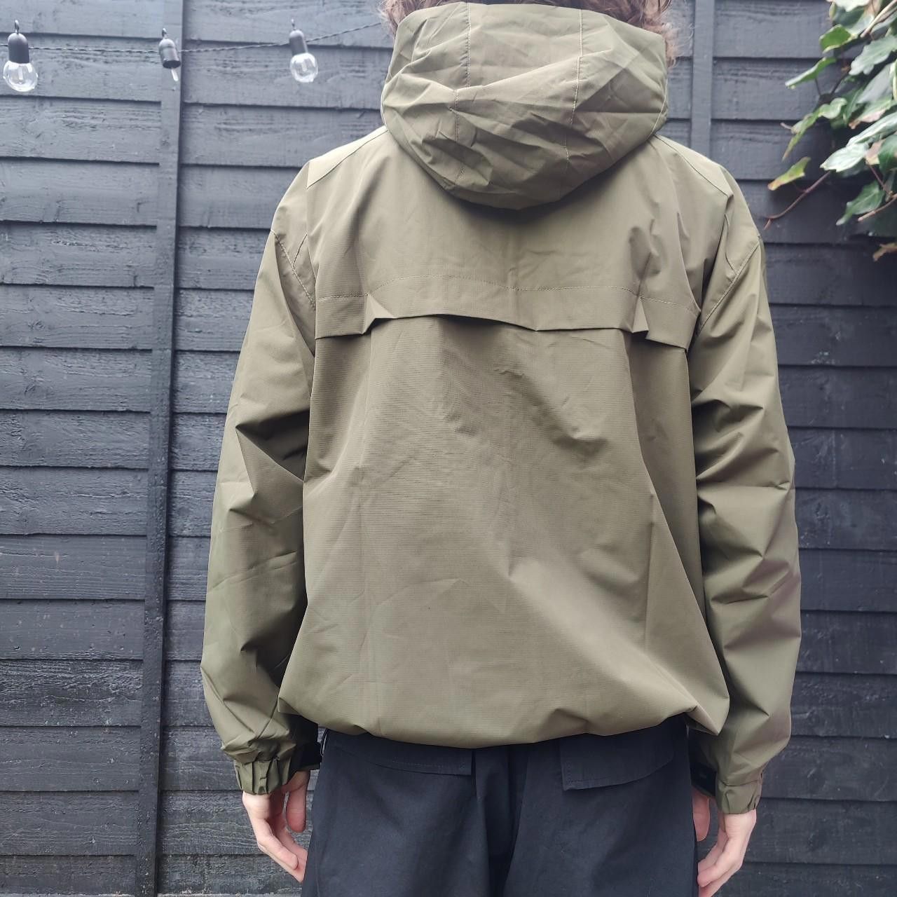 Green Waterproof Teflon Zip Jacket