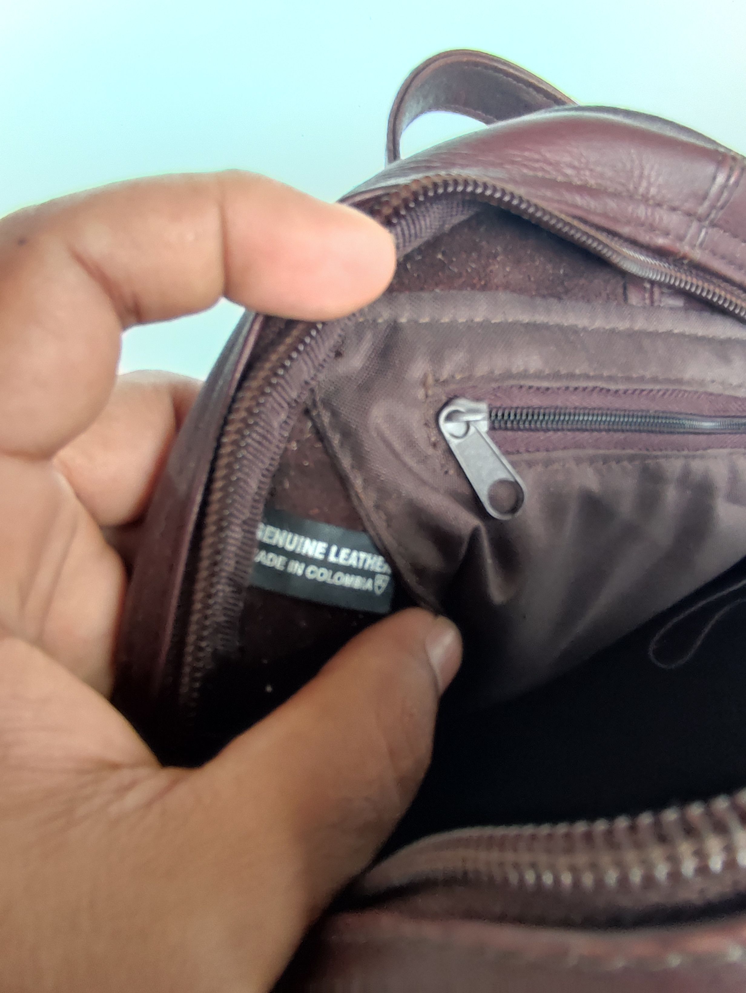 Other Genuine Leather Backpack Size ONE SIZE - 8 Thumbnail